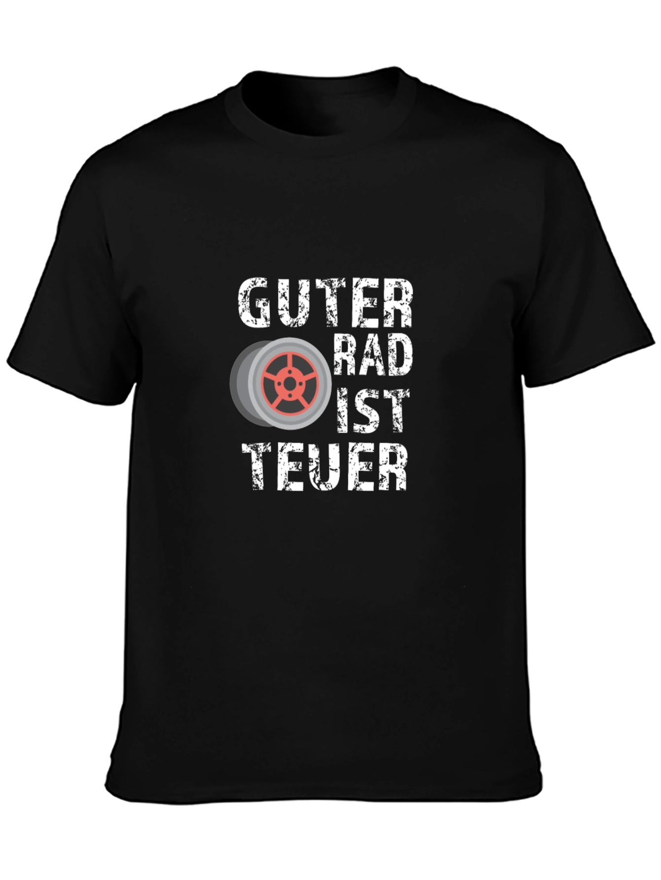 Guter Rad Ist Teuer Black Graphic Tee