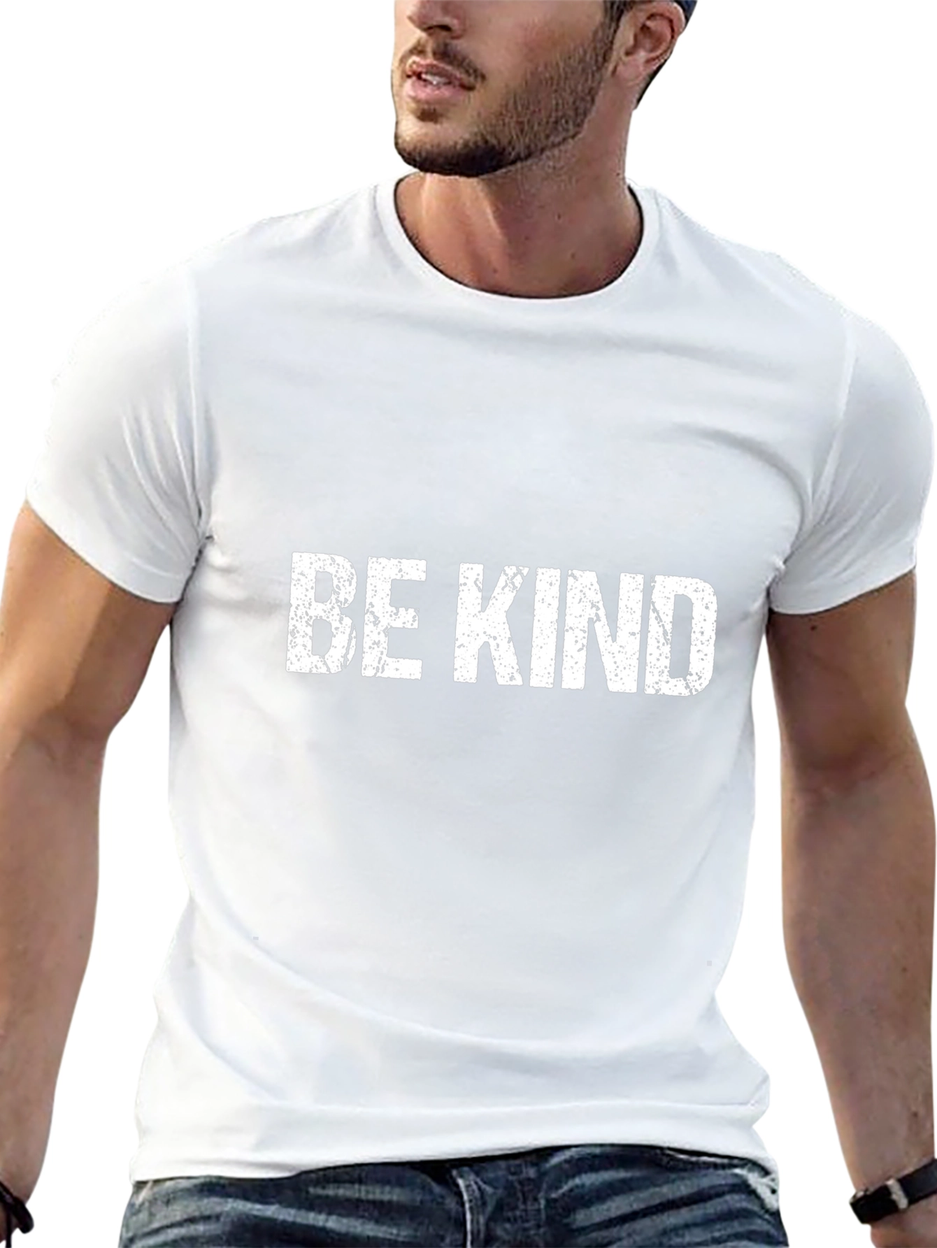 Be Kind Graphic Tee - Soft Cotton Blend