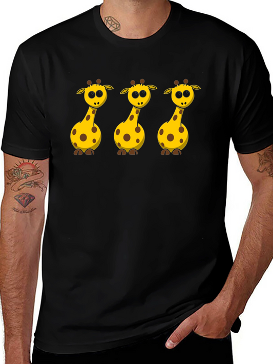 Giraffe Graphic Tee - Black T-Shirt