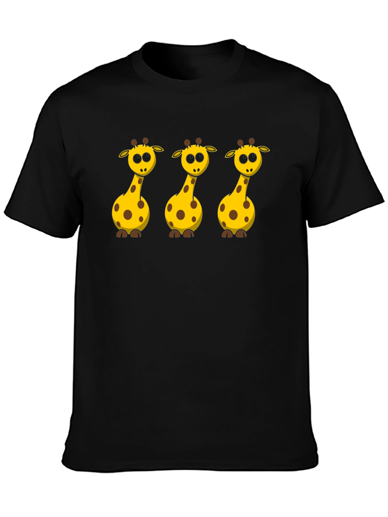 Giraffe Graphic Tee - Black T-Shirt