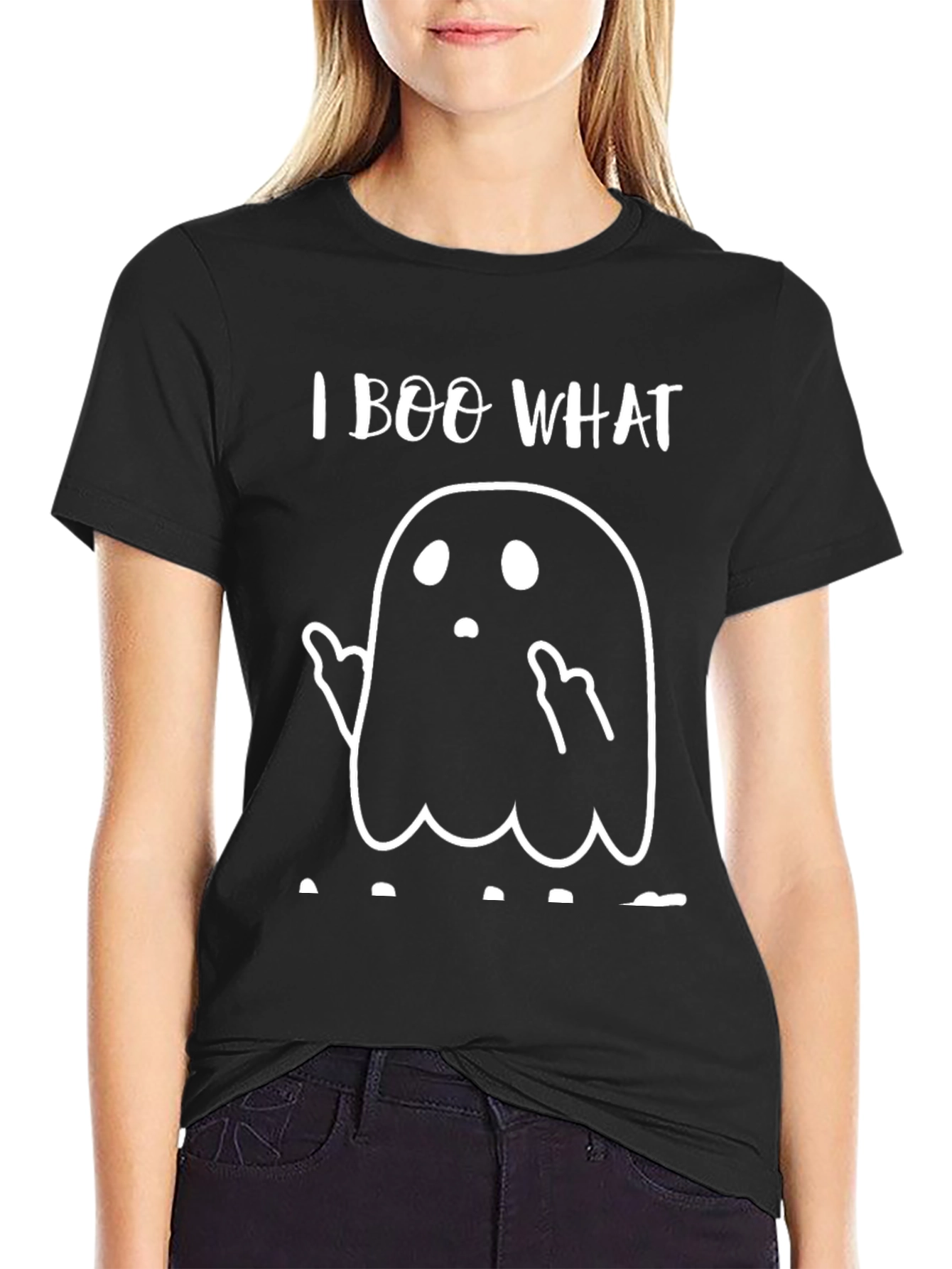 I Boo What I Want Ghost Graphic Tee