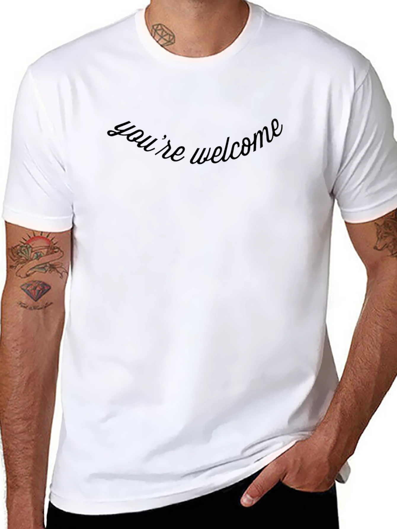 Youre Welcome Graphic Tee - Soft Comfort Fit