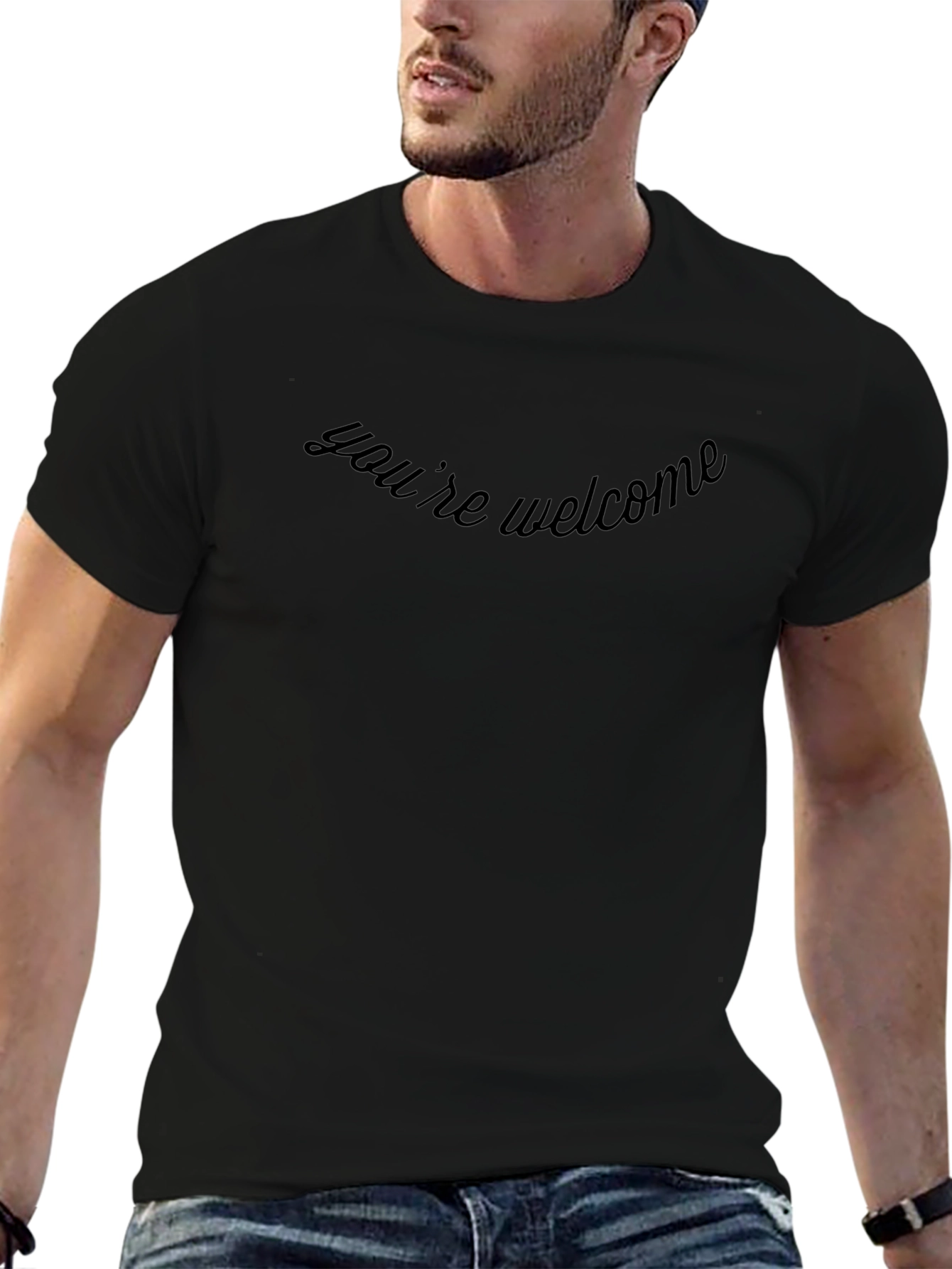 Youre Welcome Graphic Tee - Soft Comfort Fit