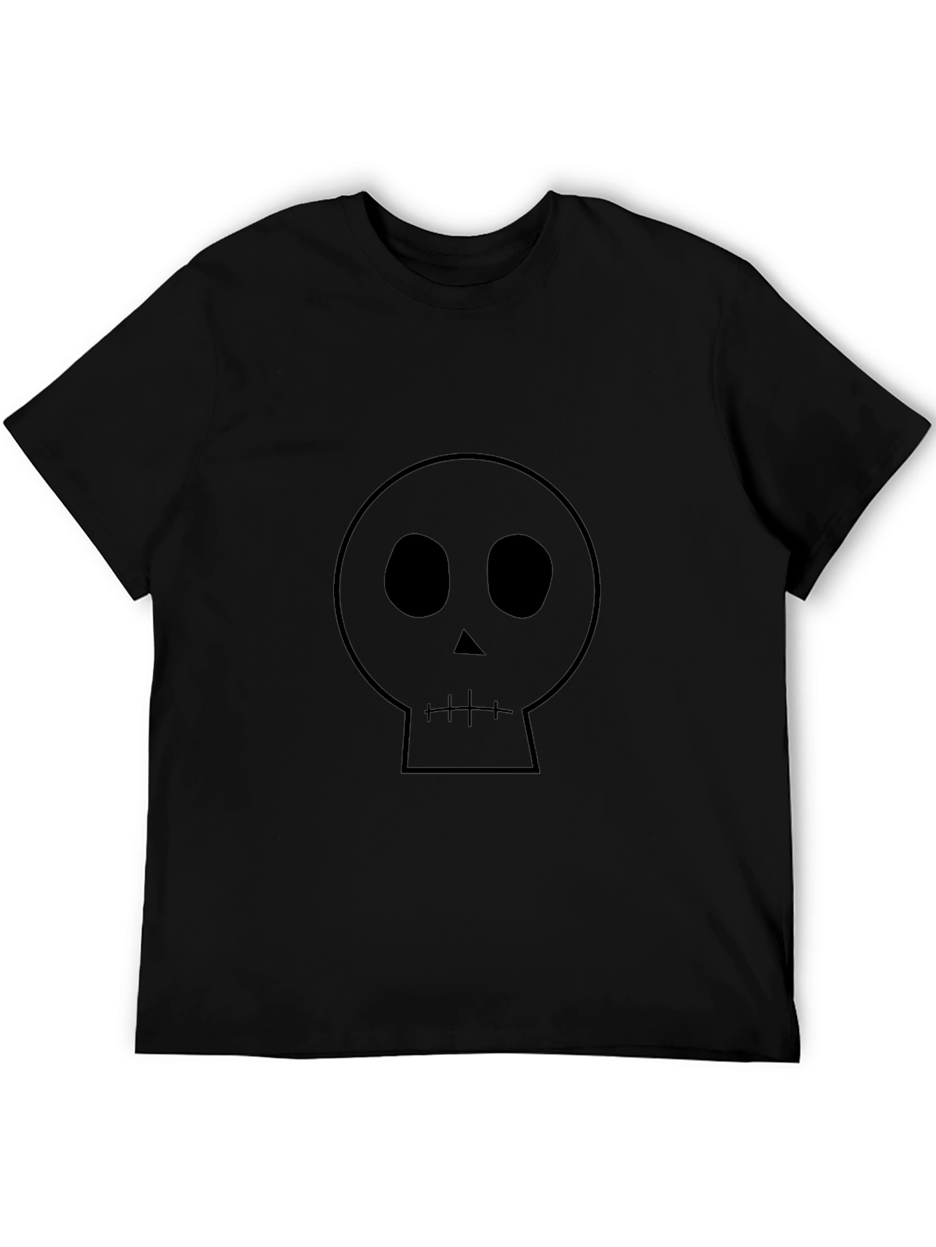 Skull Graphic T-Shirt - Classic Black Tee