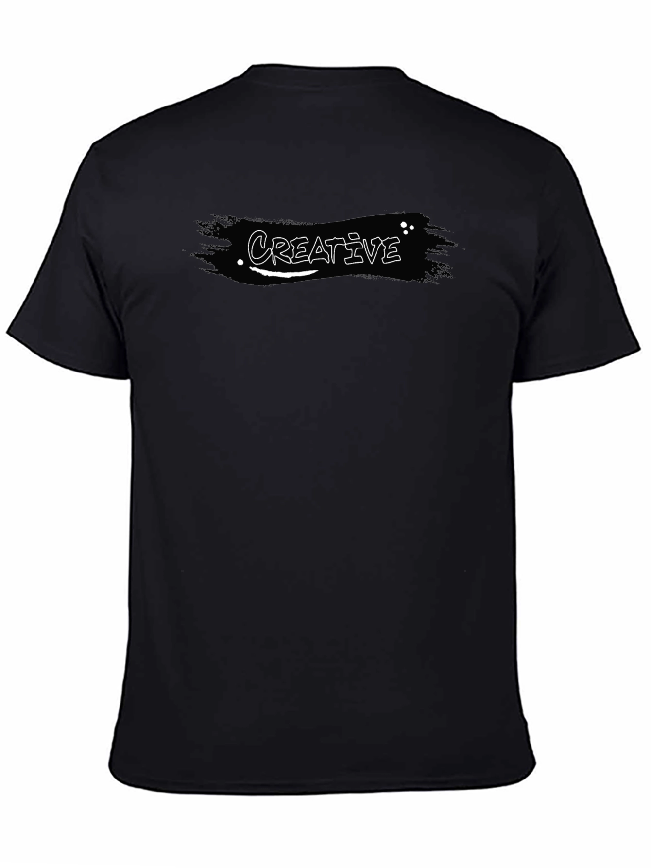 Creative Graphic T-Shirt - Black Stylish Design
