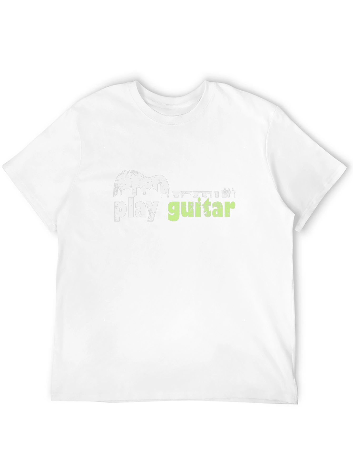 Play Guitar Graphic Tee - Music Lover T-Shirt