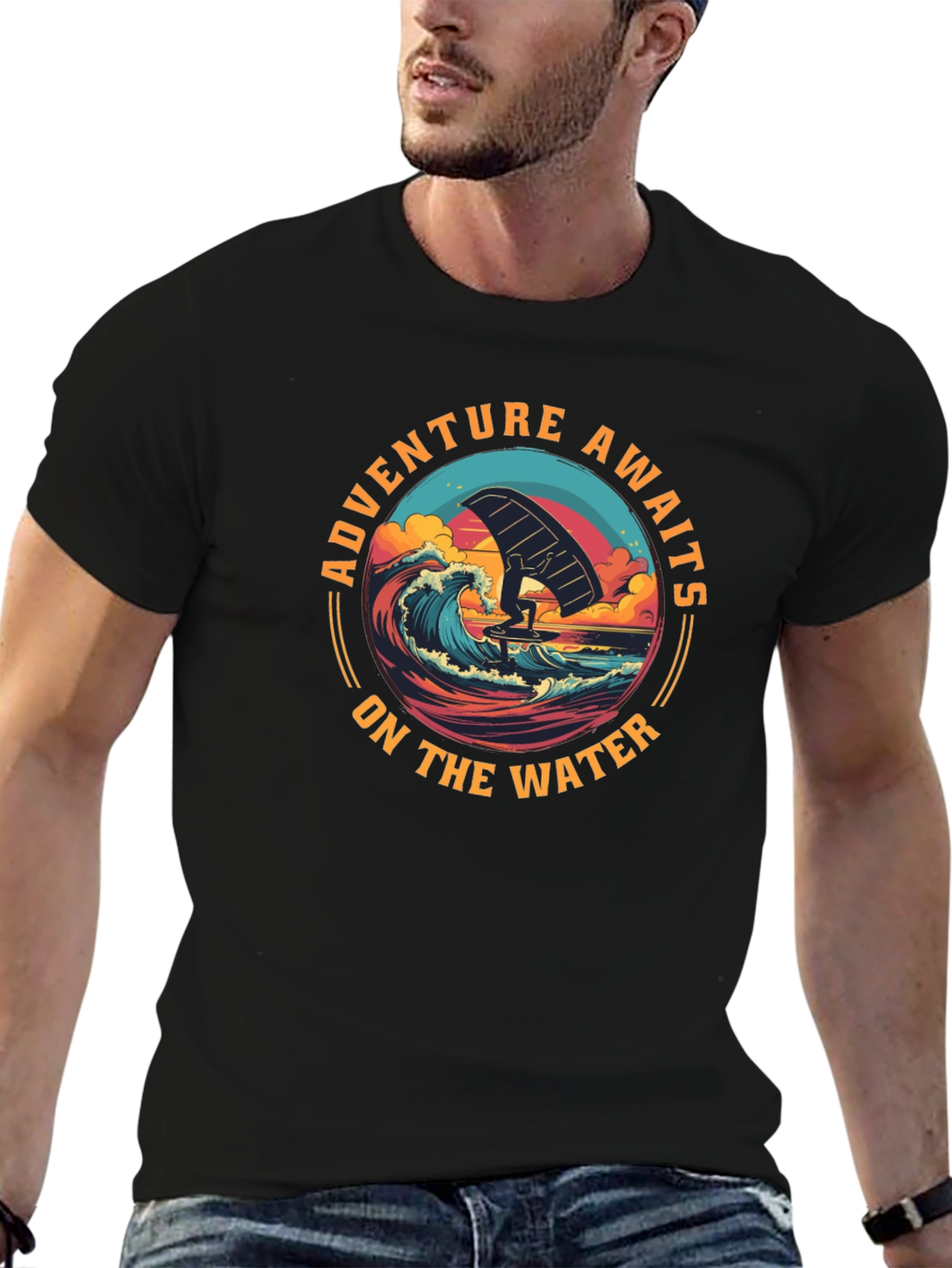 Adventure Awaits T-Shirt - Watersport Tee
