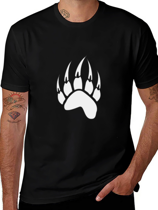 Bear Claw Graphic Black T-Shirt