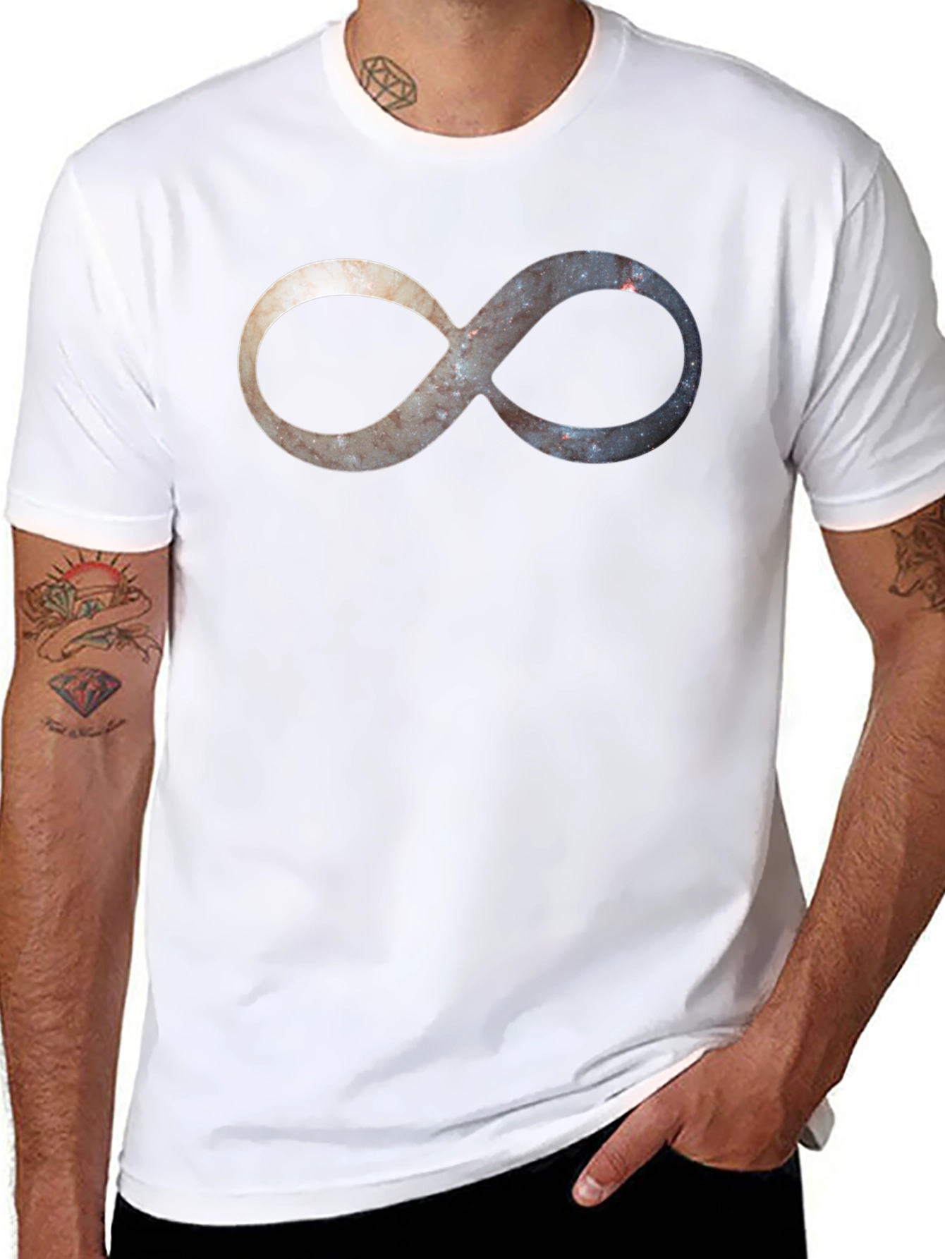 Infinity Galaxy Graphic Tee - Cosmic Style