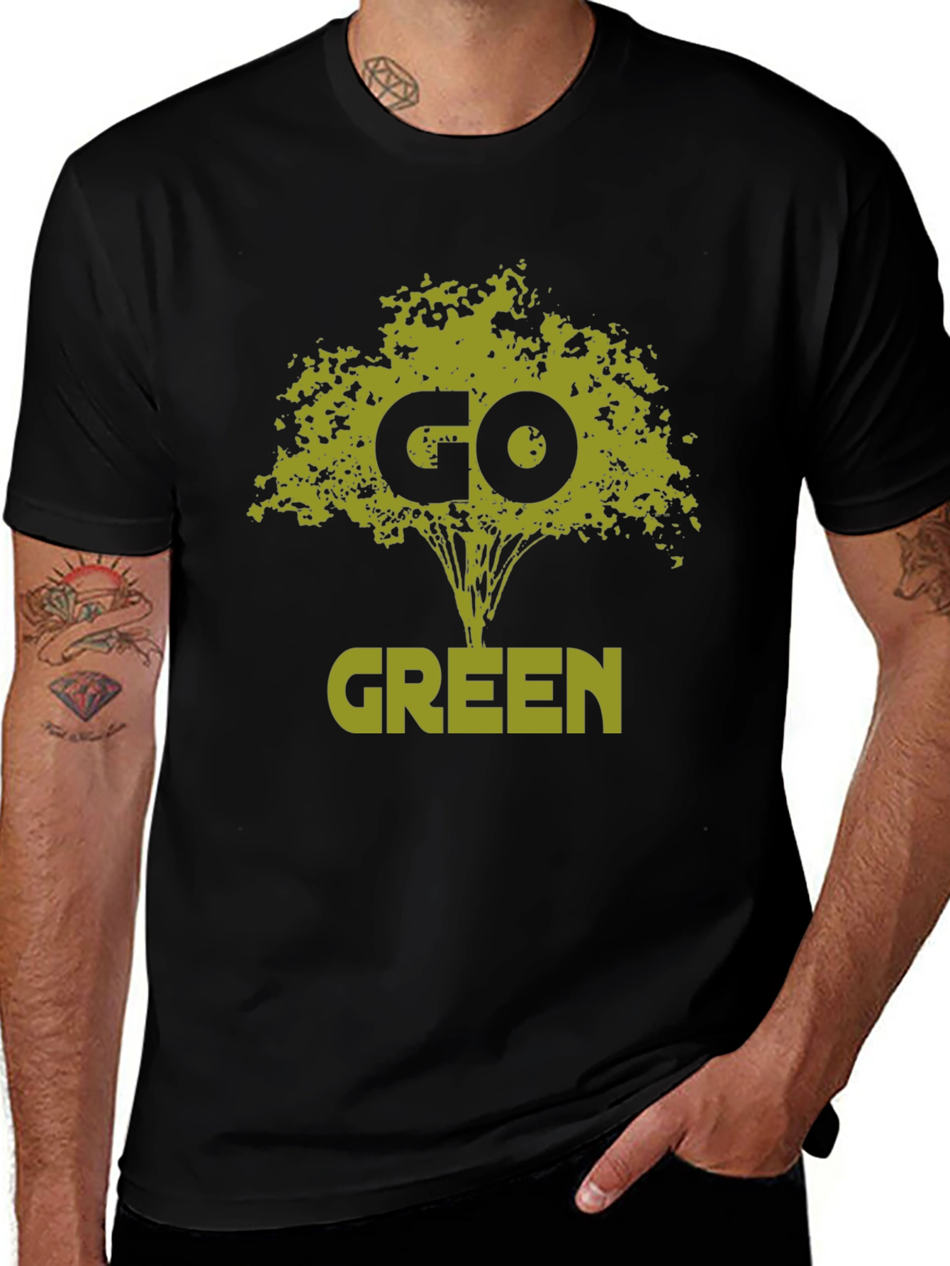 Go Green T-Shirt - Eco Friendly Tee