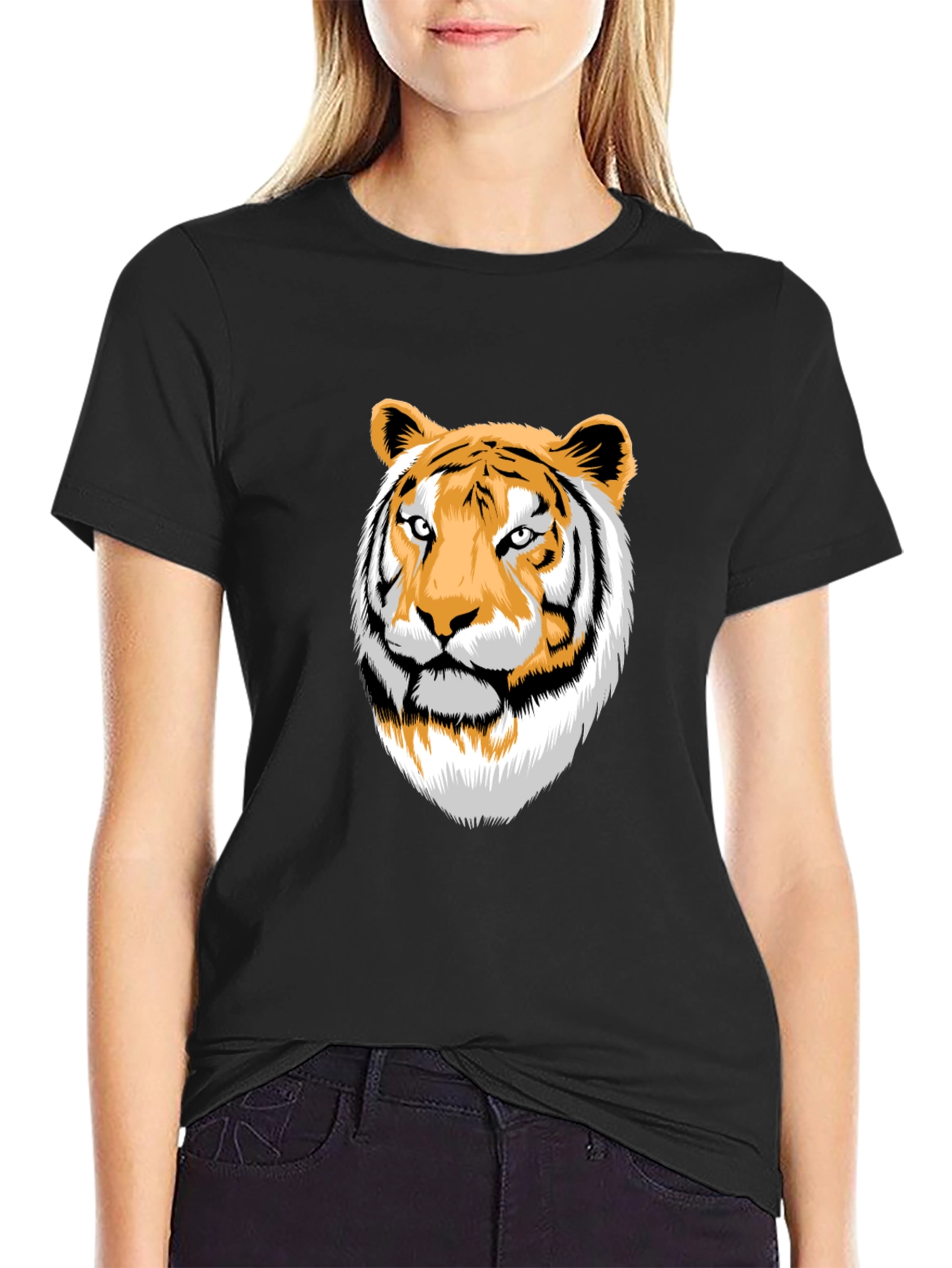 Tiger Graphic T-Shirt - Bold Animal Print Tee