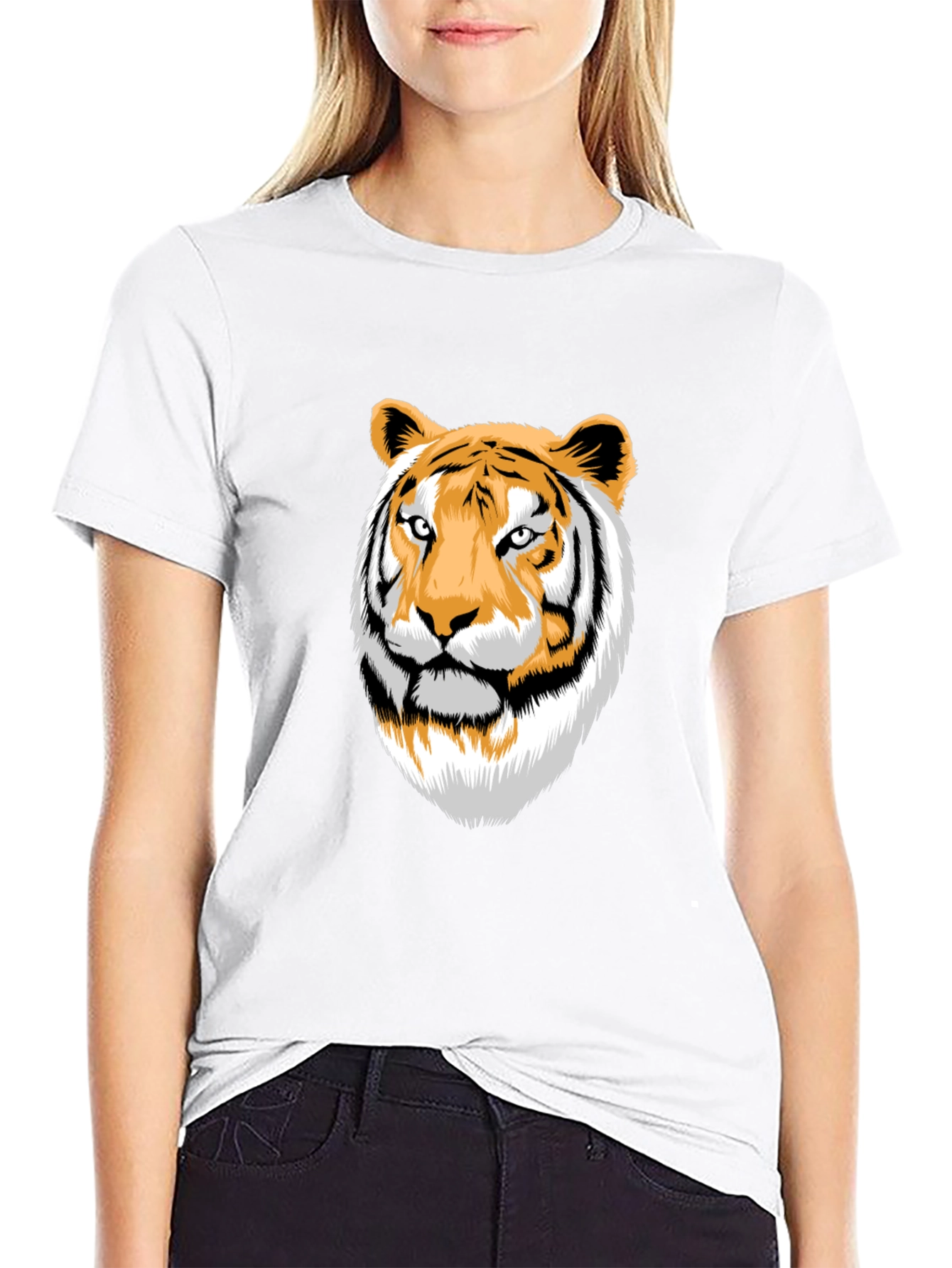Tiger Graphic T-Shirt - Bold Animal Print Tee