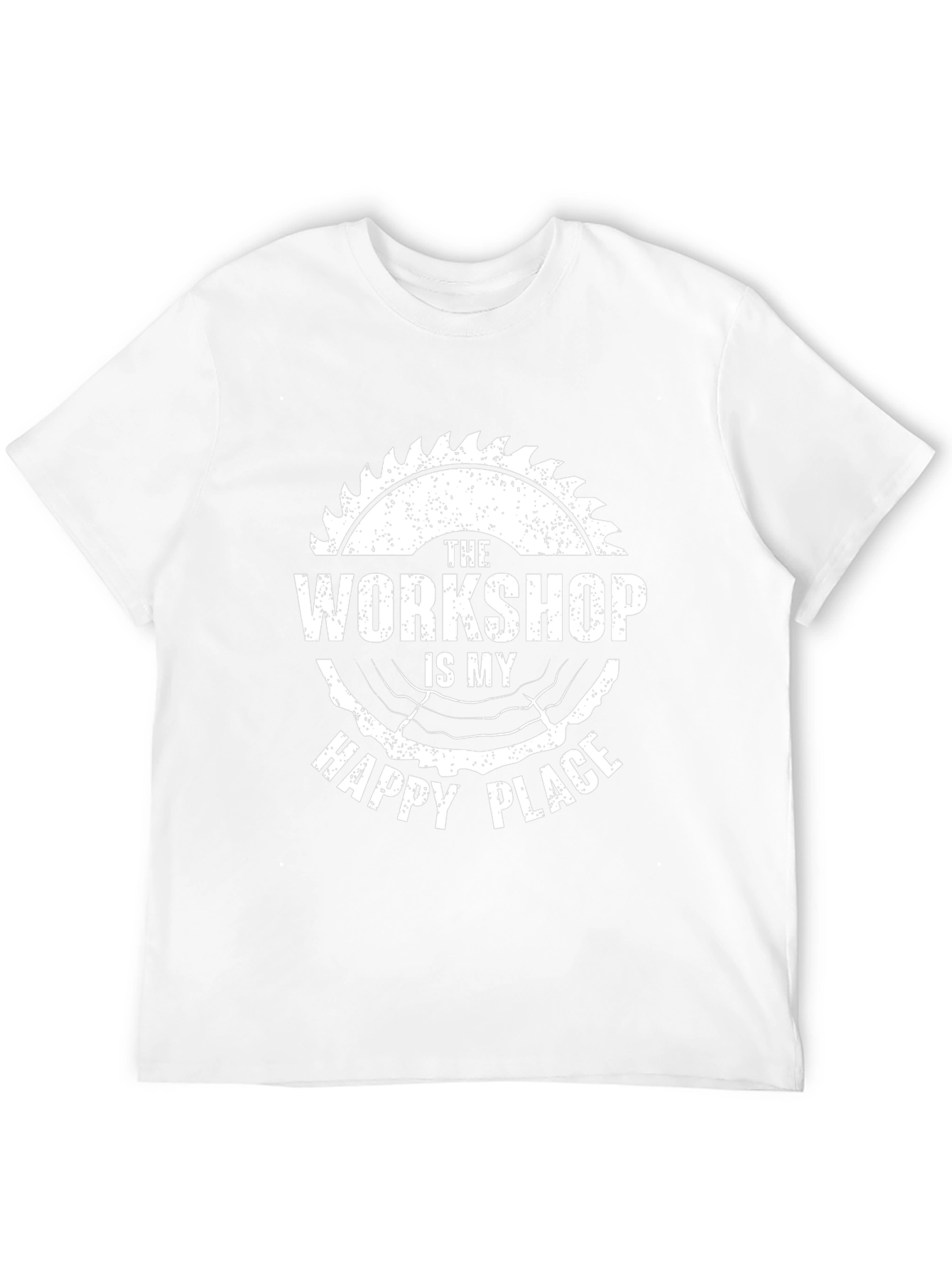 Workshop Happy Place Black Graphic Tee