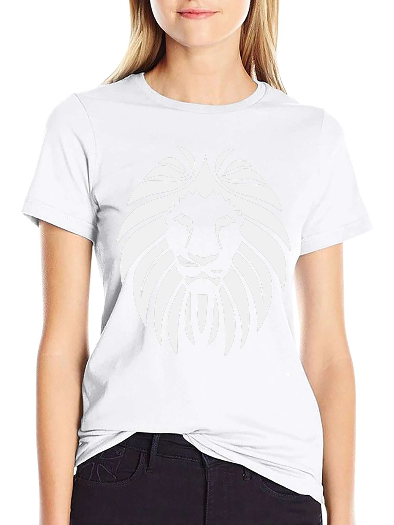 Lion Crest Graphic Black T-Shirt