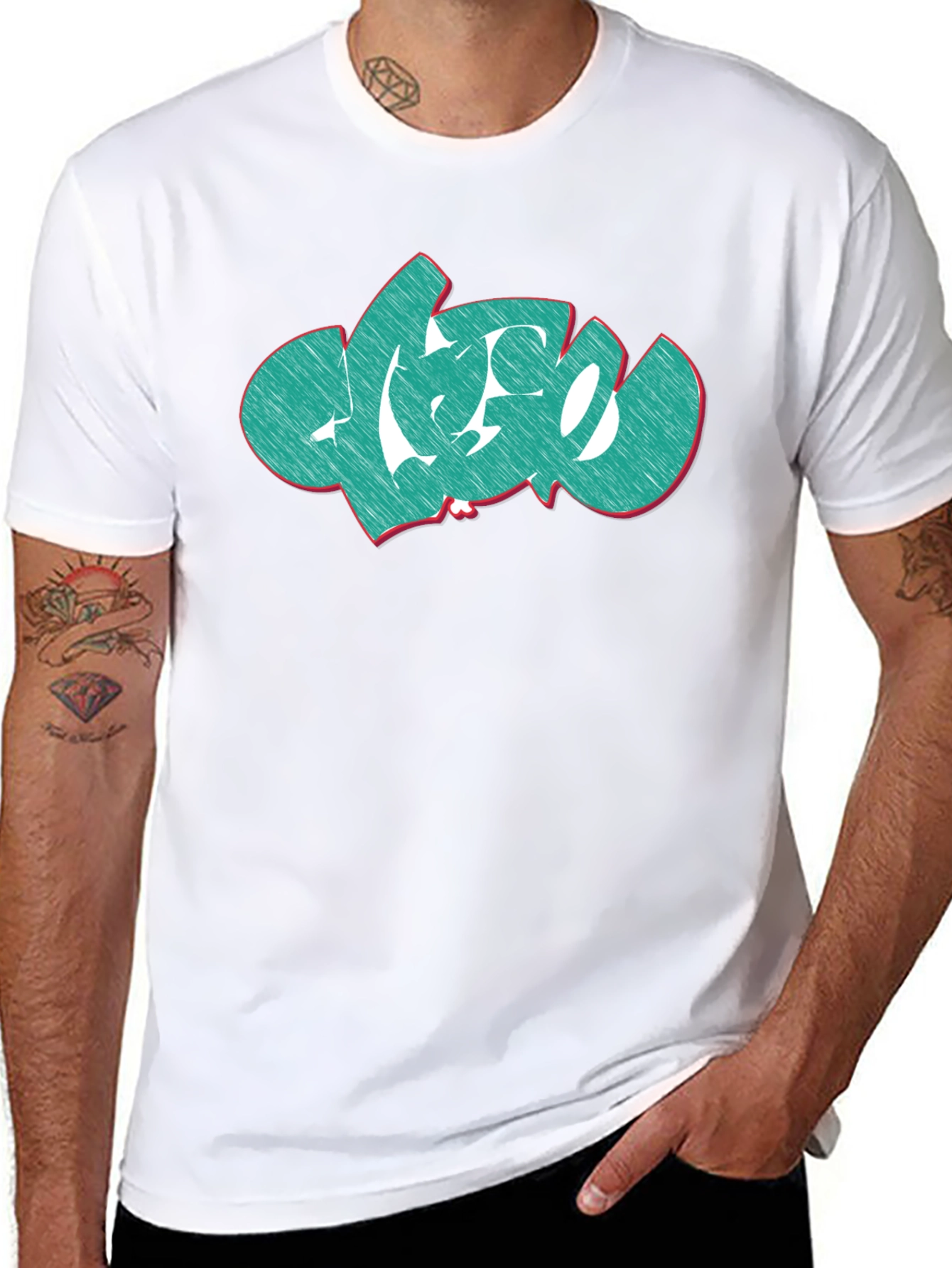 Urban Style Graphic Tee - Cool Design