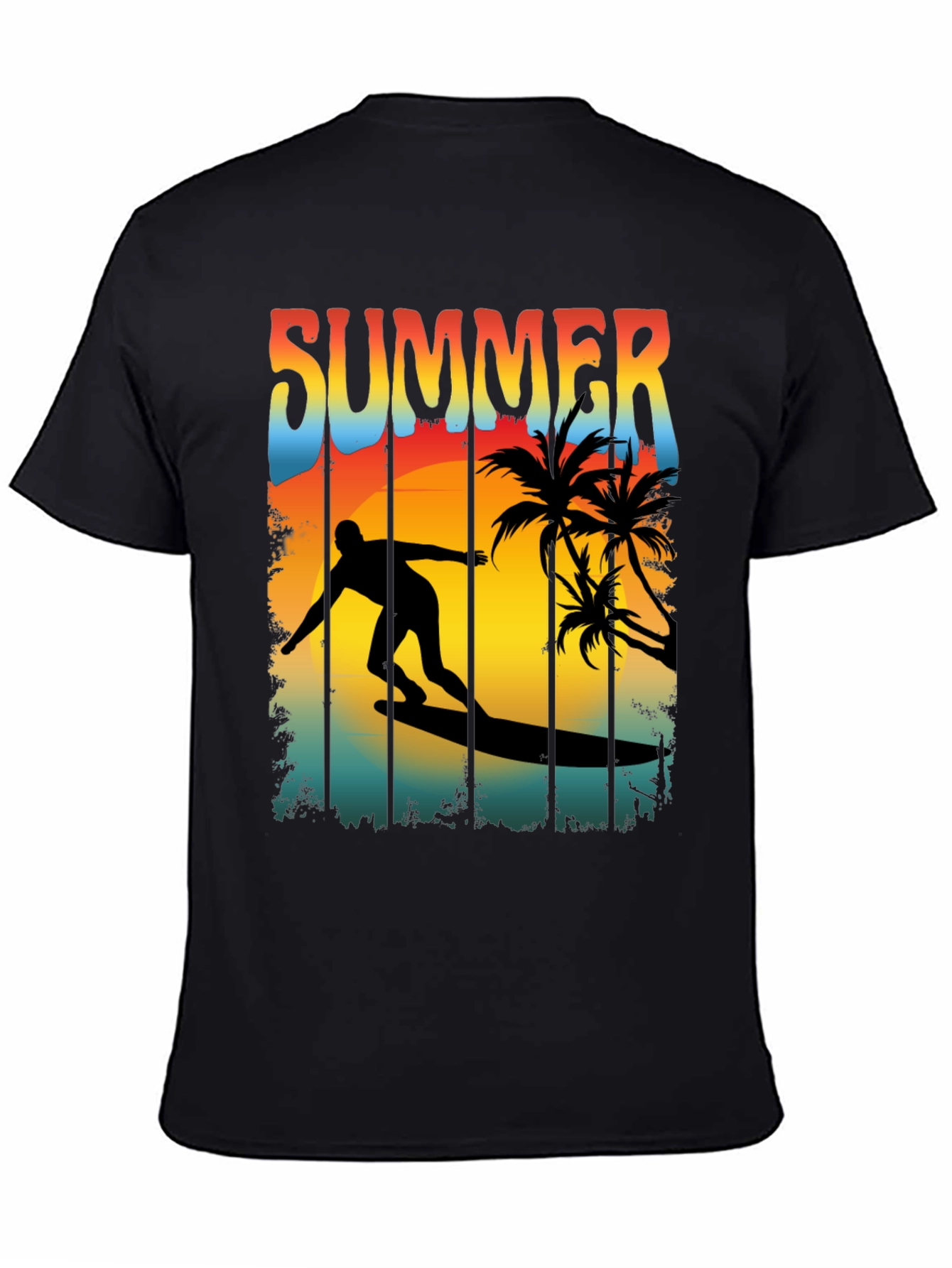 Summer Surfing T-Shirt - Beach Vacation Vibes