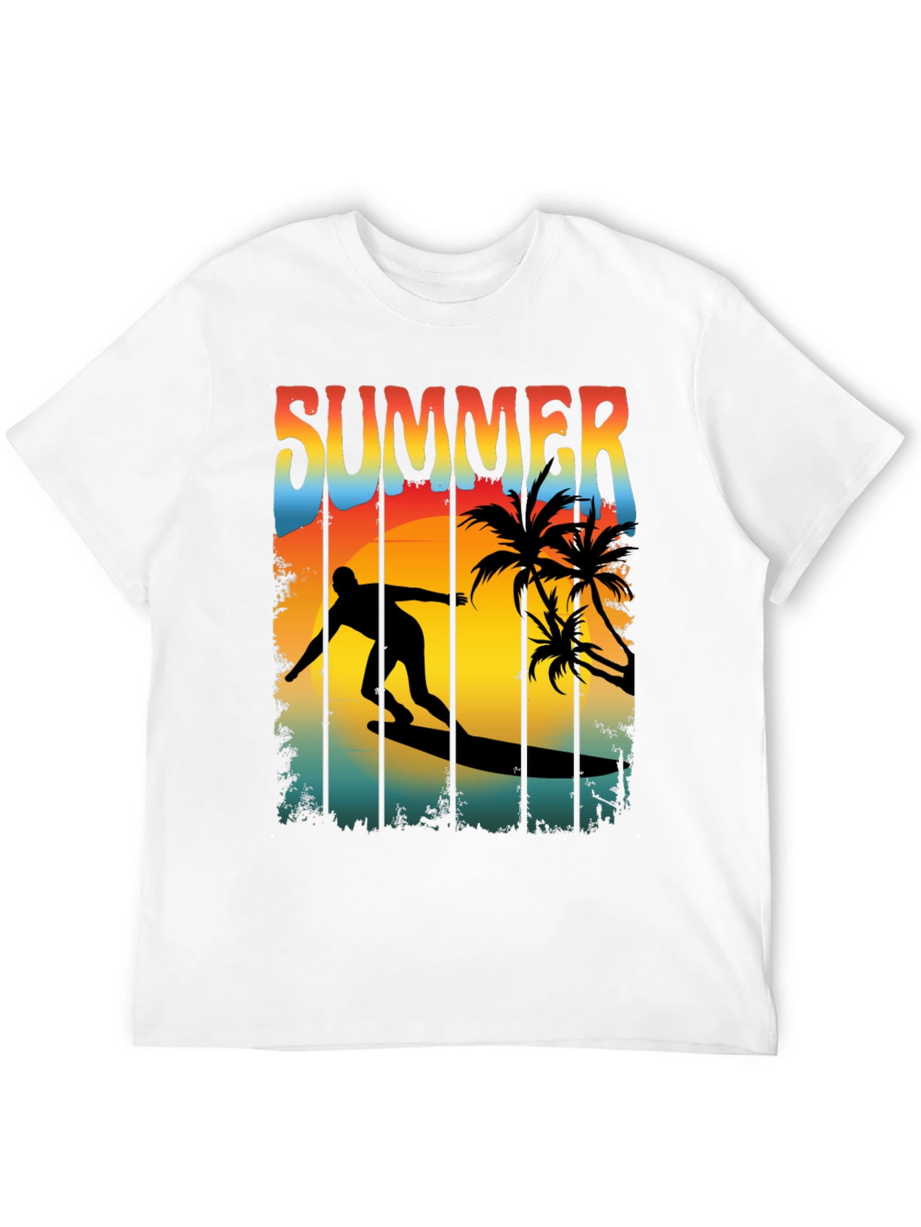 Summer Surfing T-Shirt - Beach Vacation Vibes
