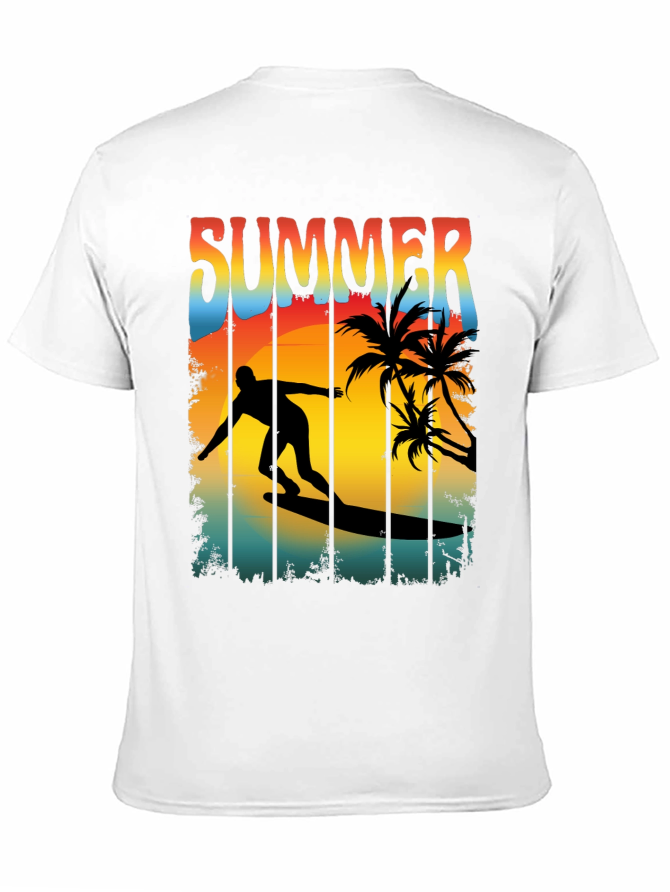 Summer Surfing T-Shirt - Beach Vacation Vibes
