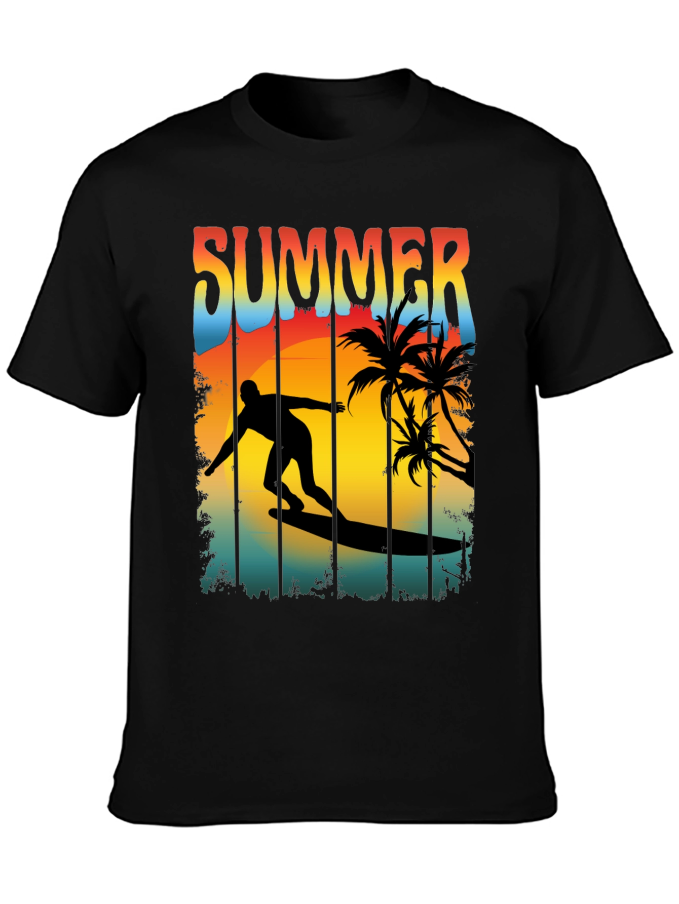 Summer Surfing T-Shirt - Beach Vacation Vibes