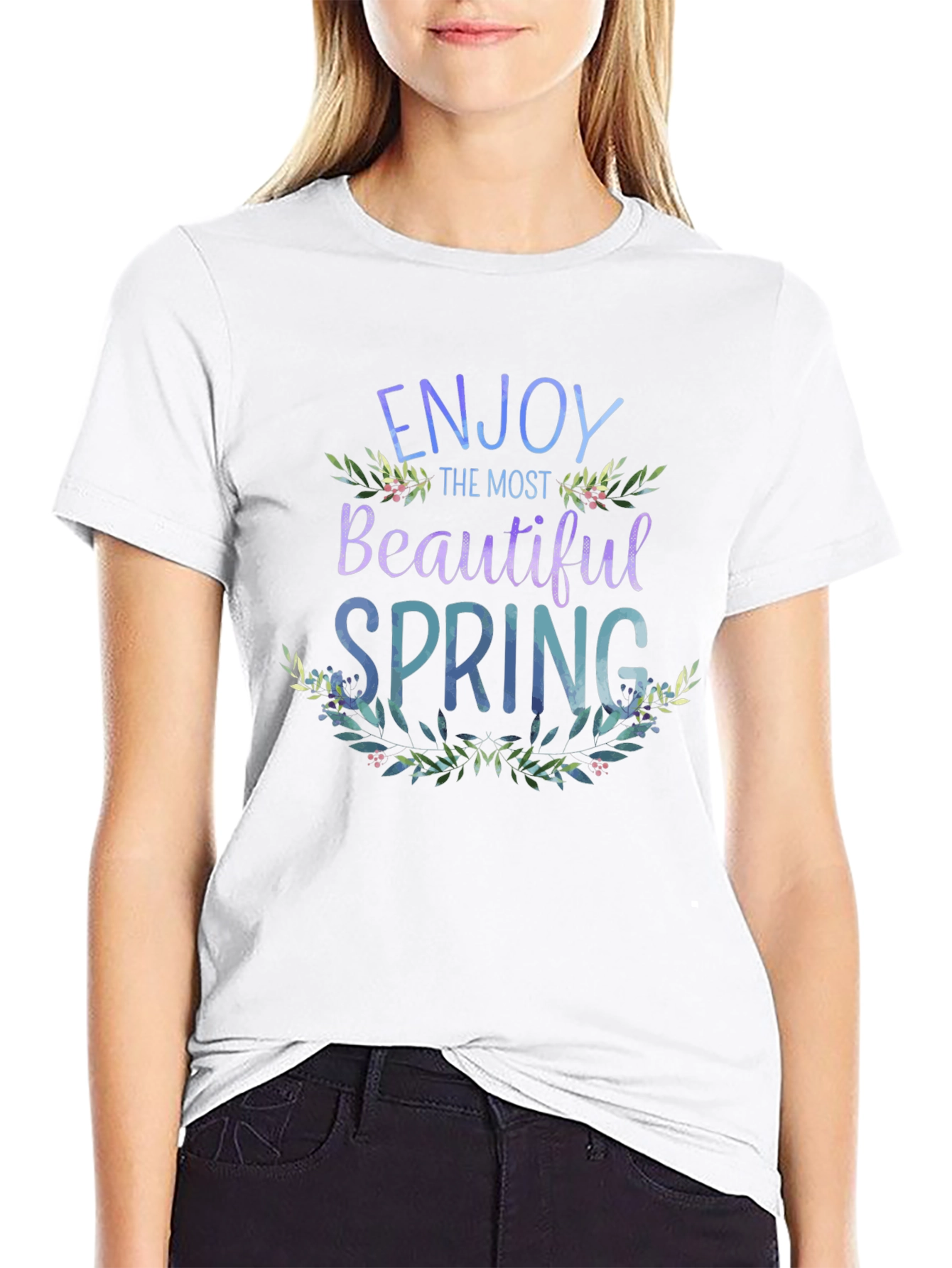 Enjoy the Most Beautiful Spring Graphic Tee