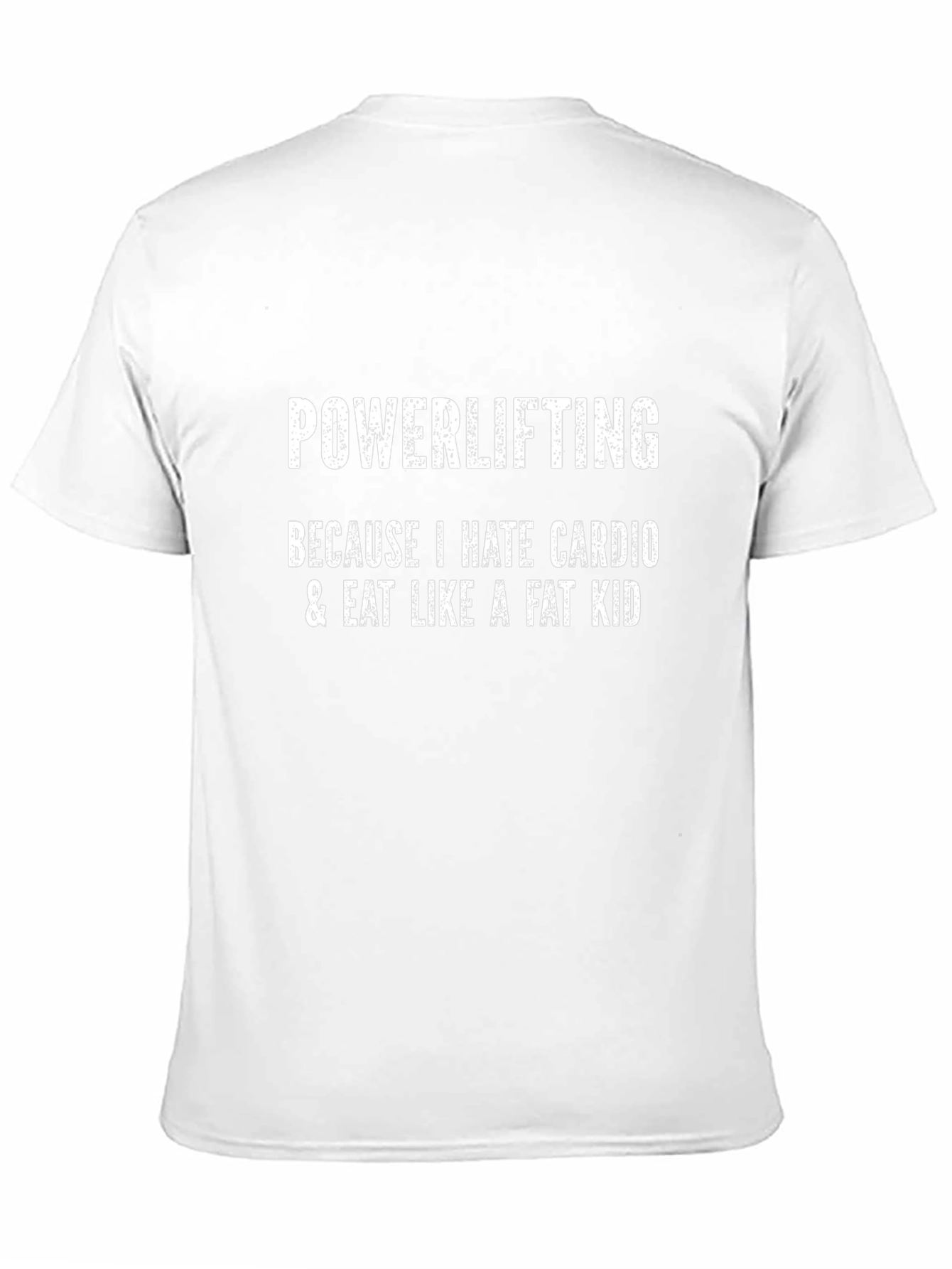 Powerlifting Hate Cardio Funny Graphic Tee