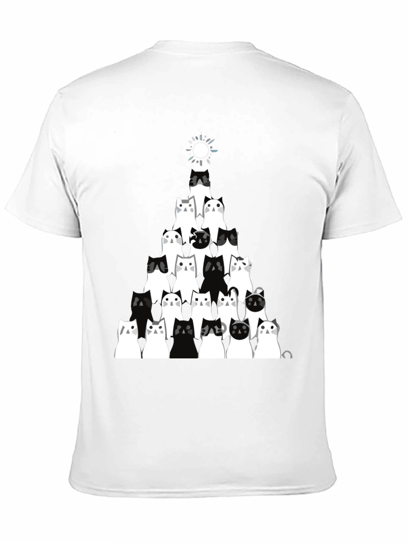 Cat Pyramid Graphic Tee