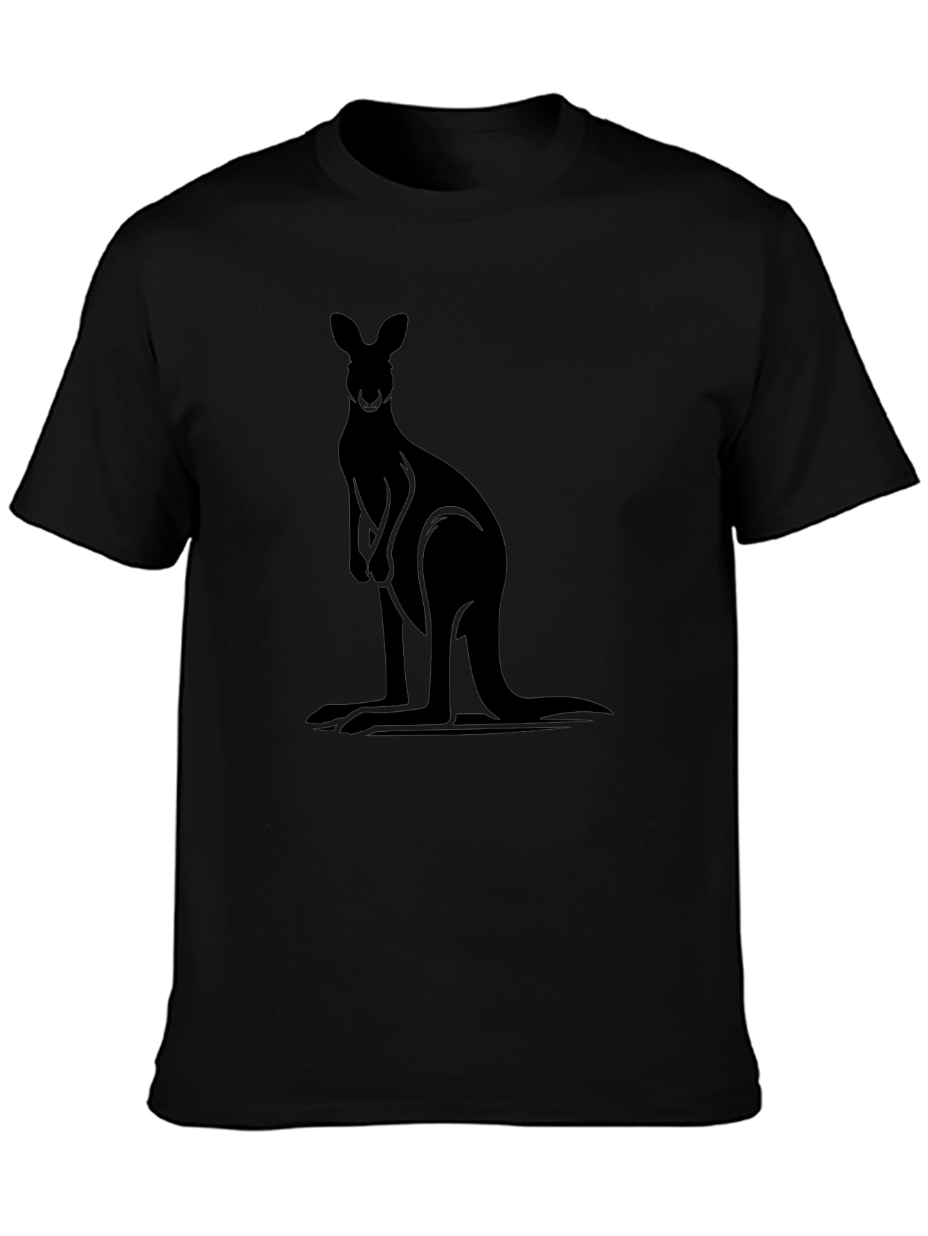 Black Kangaroo Graphic Tee