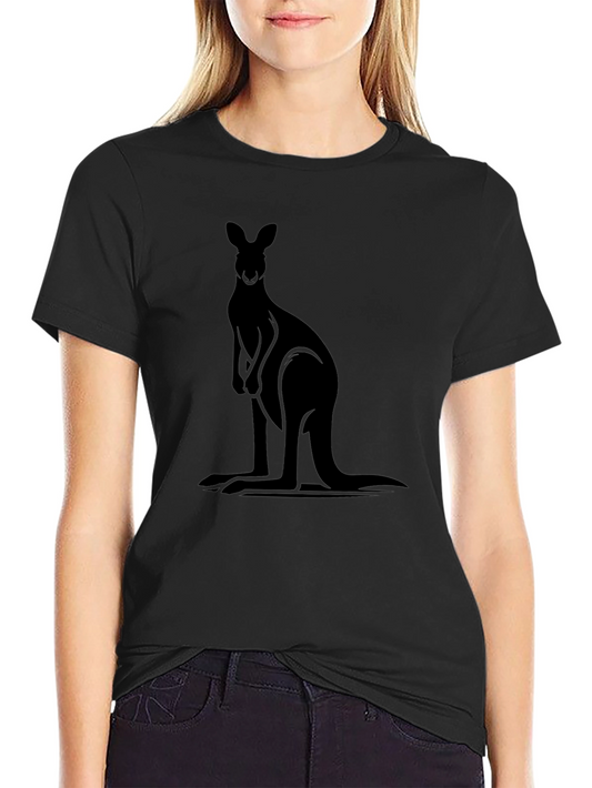 Black Kangaroo Graphic Tee