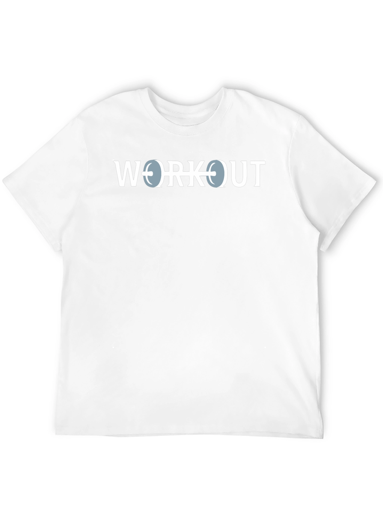 Workout Gym T-Shirt - Black Cotton Fitness Tee
