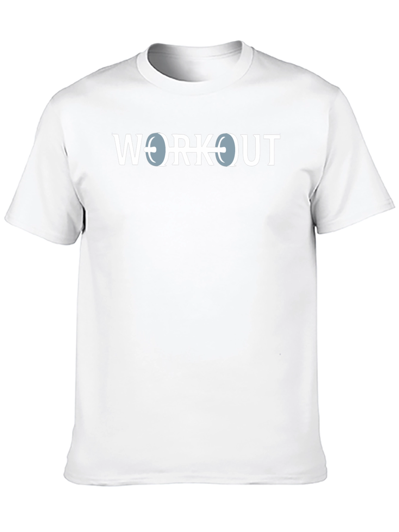 Workout Gym T-Shirt - Black Cotton Fitness Tee