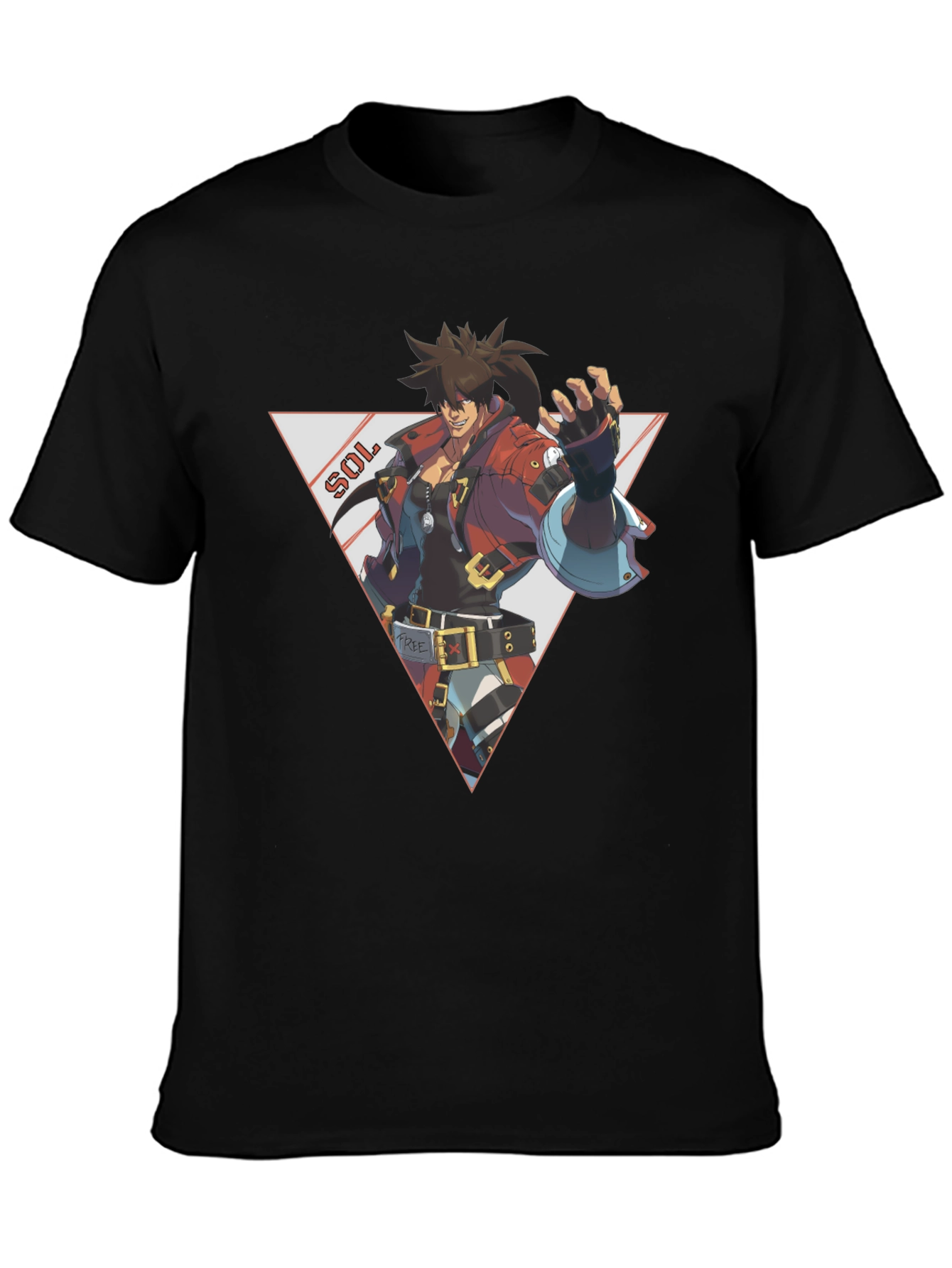 Sol Badguy Guilty Gear Strive Black T-Shirt