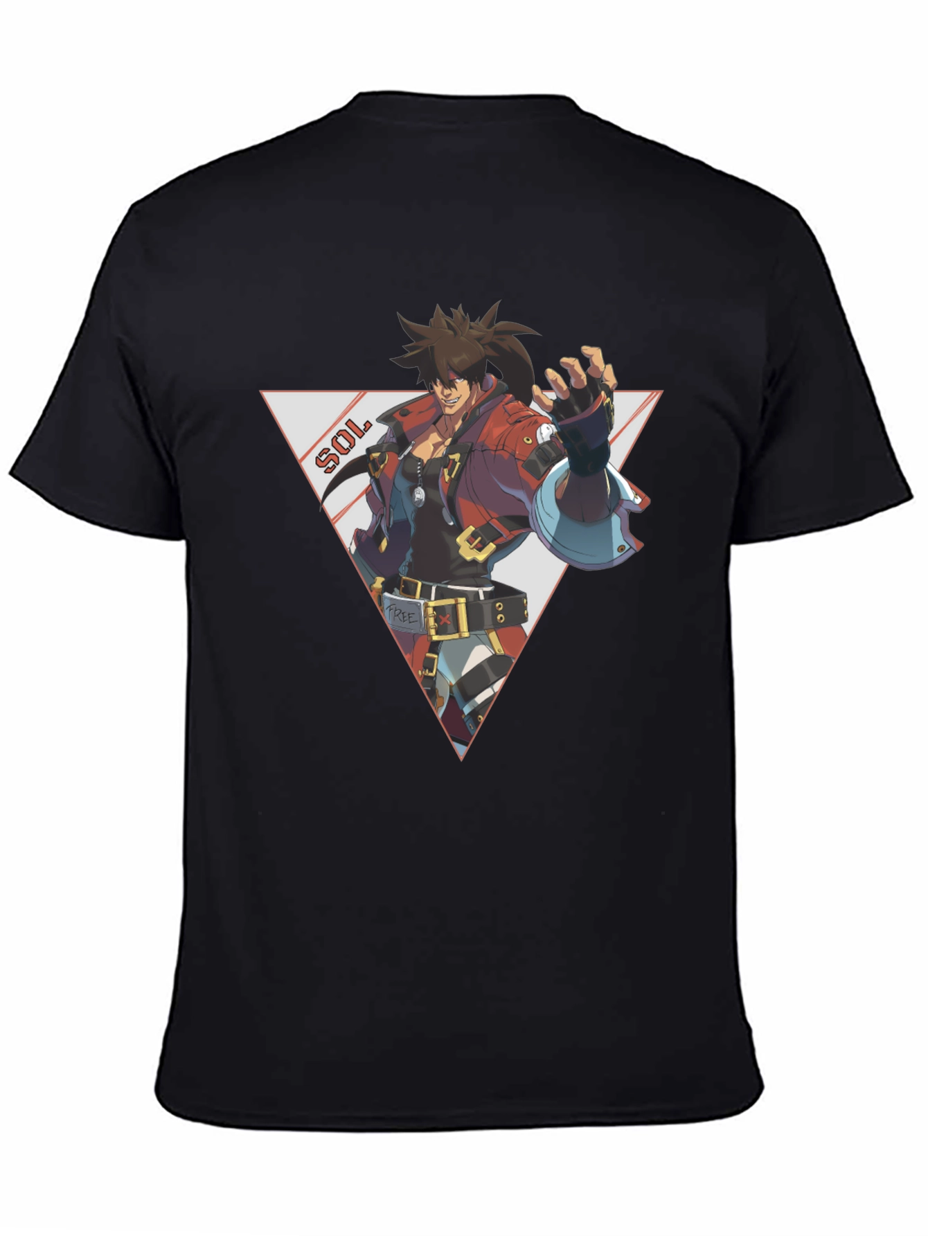 Sol Badguy Guilty Gear Strive Black T-Shirt
