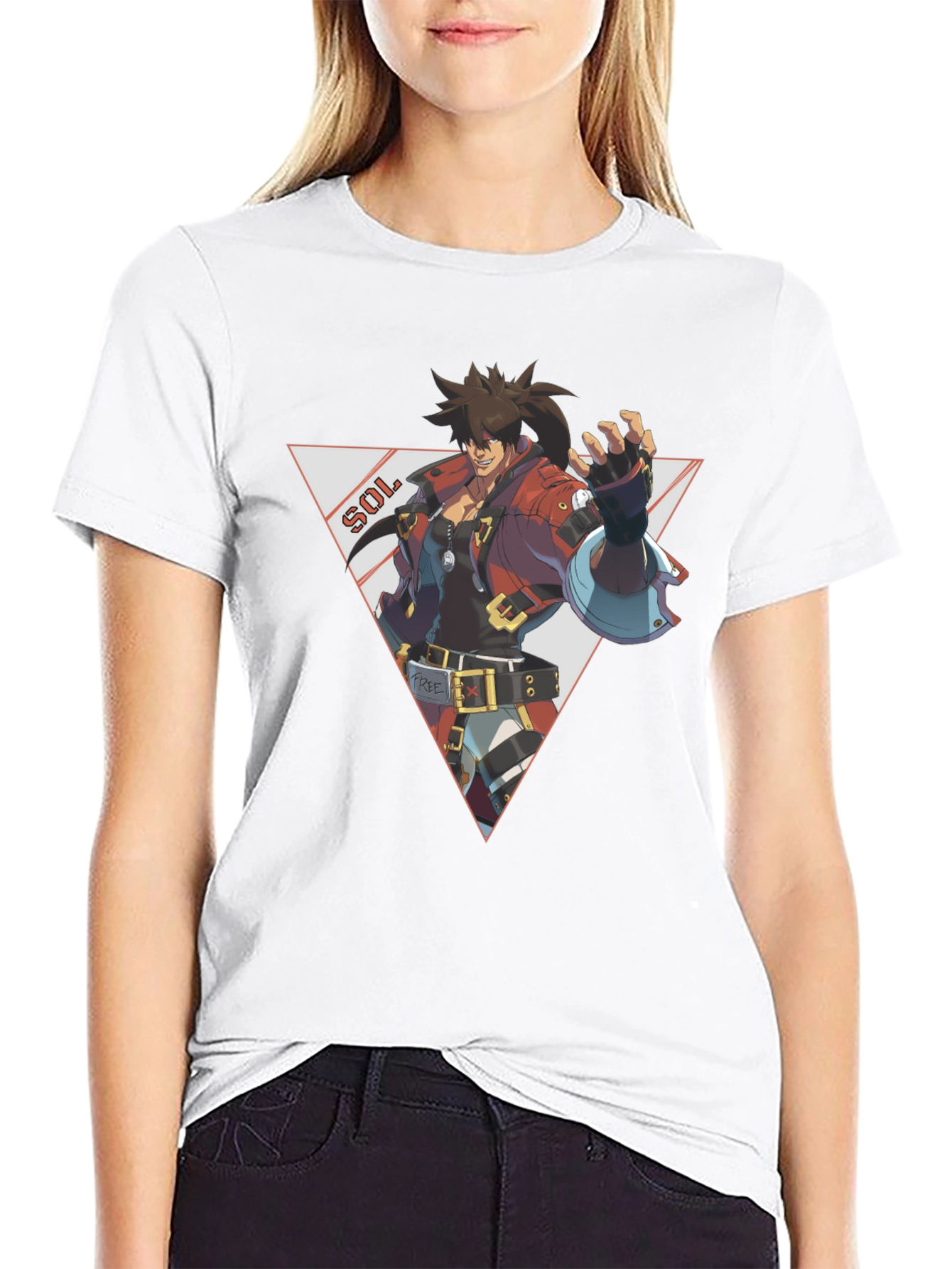 Sol Badguy Guilty Gear Strive Black T-Shirt