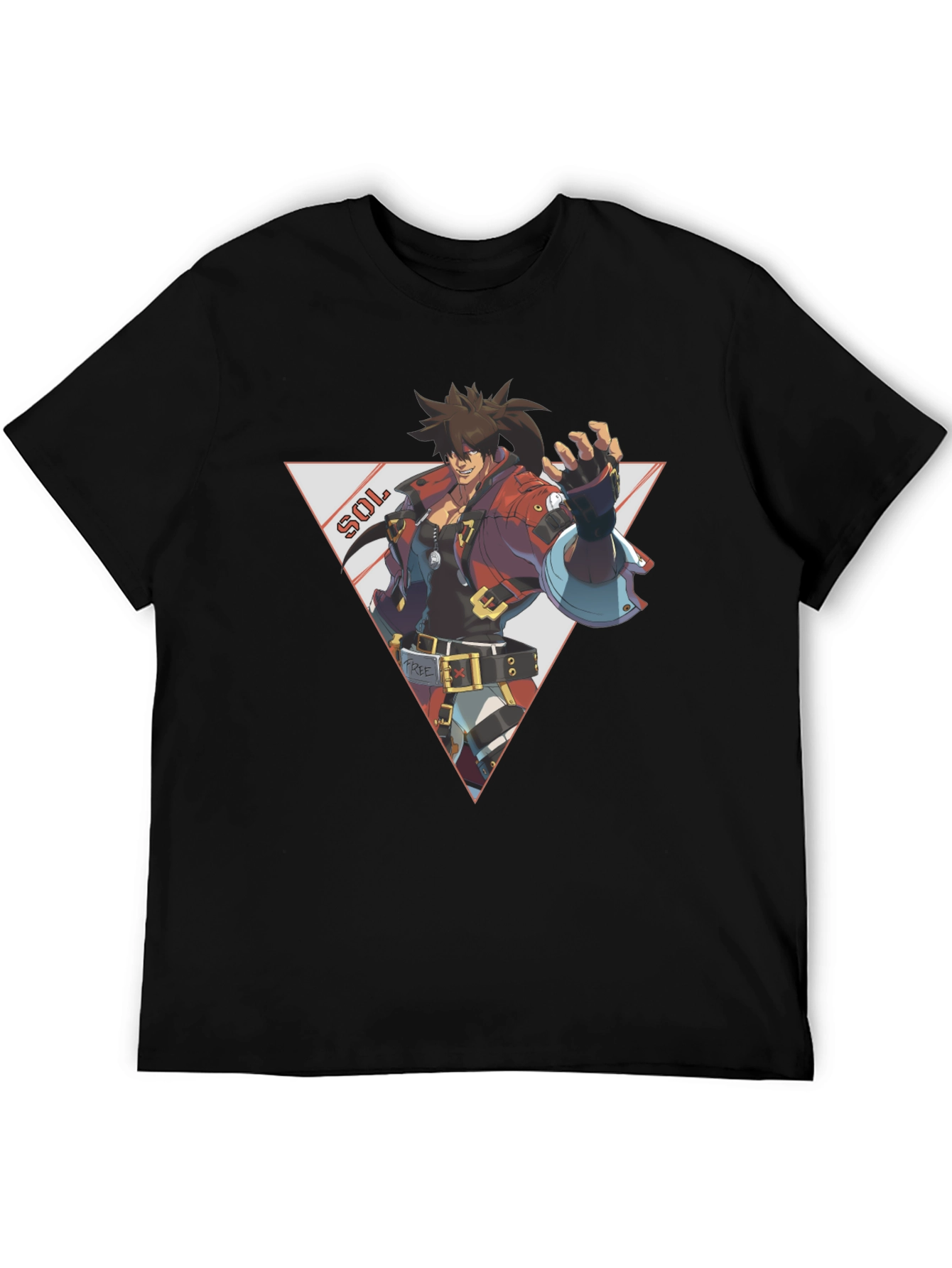 Sol Badguy Guilty Gear Strive Black T-Shirt