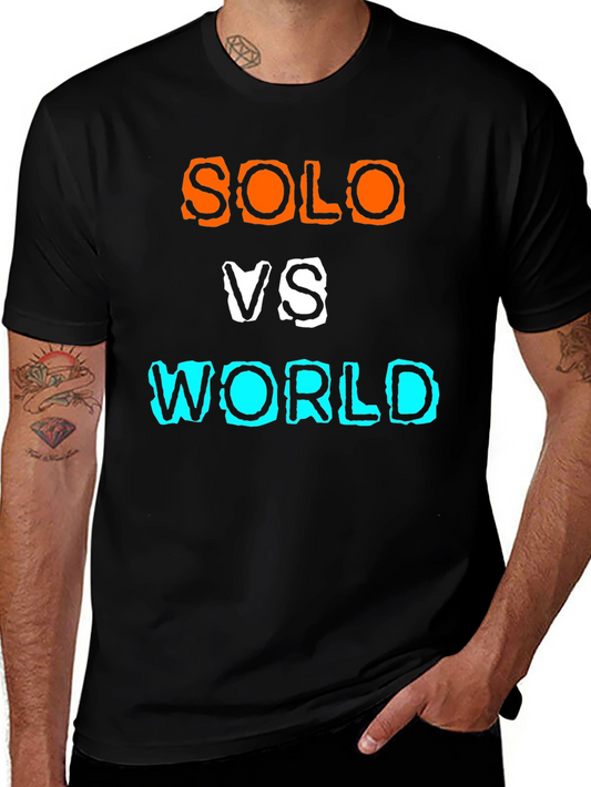 Solo VS World Graphic Tee - Black