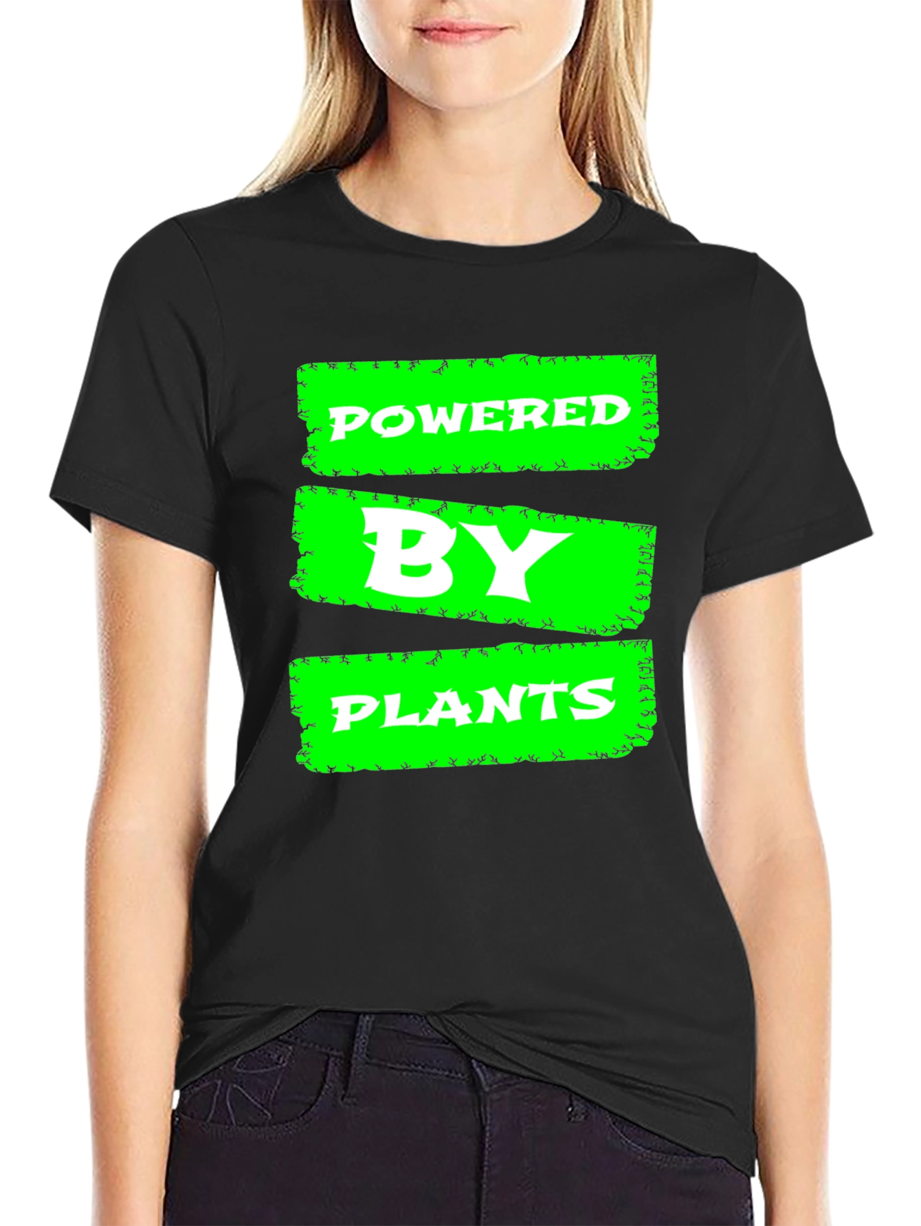 Powered by Plants T-Shirt - Vegan Lifestyle
