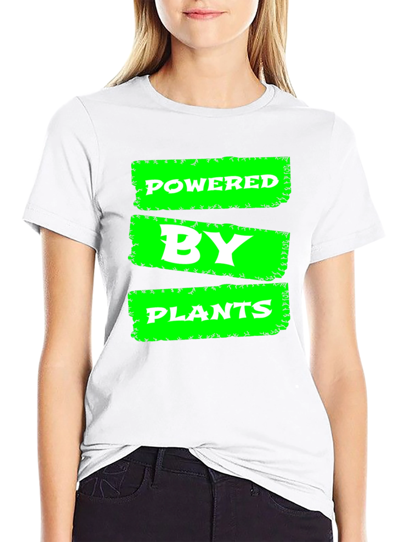 Powered by Plants T-Shirt - Vegan Lifestyle