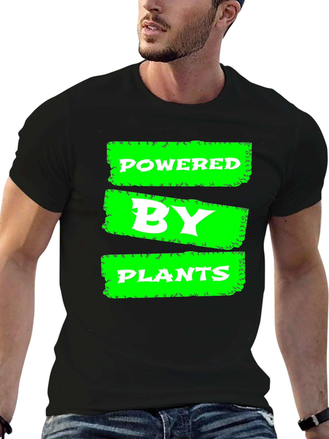 Powered by Plants T-Shirt - Vegan Lifestyle