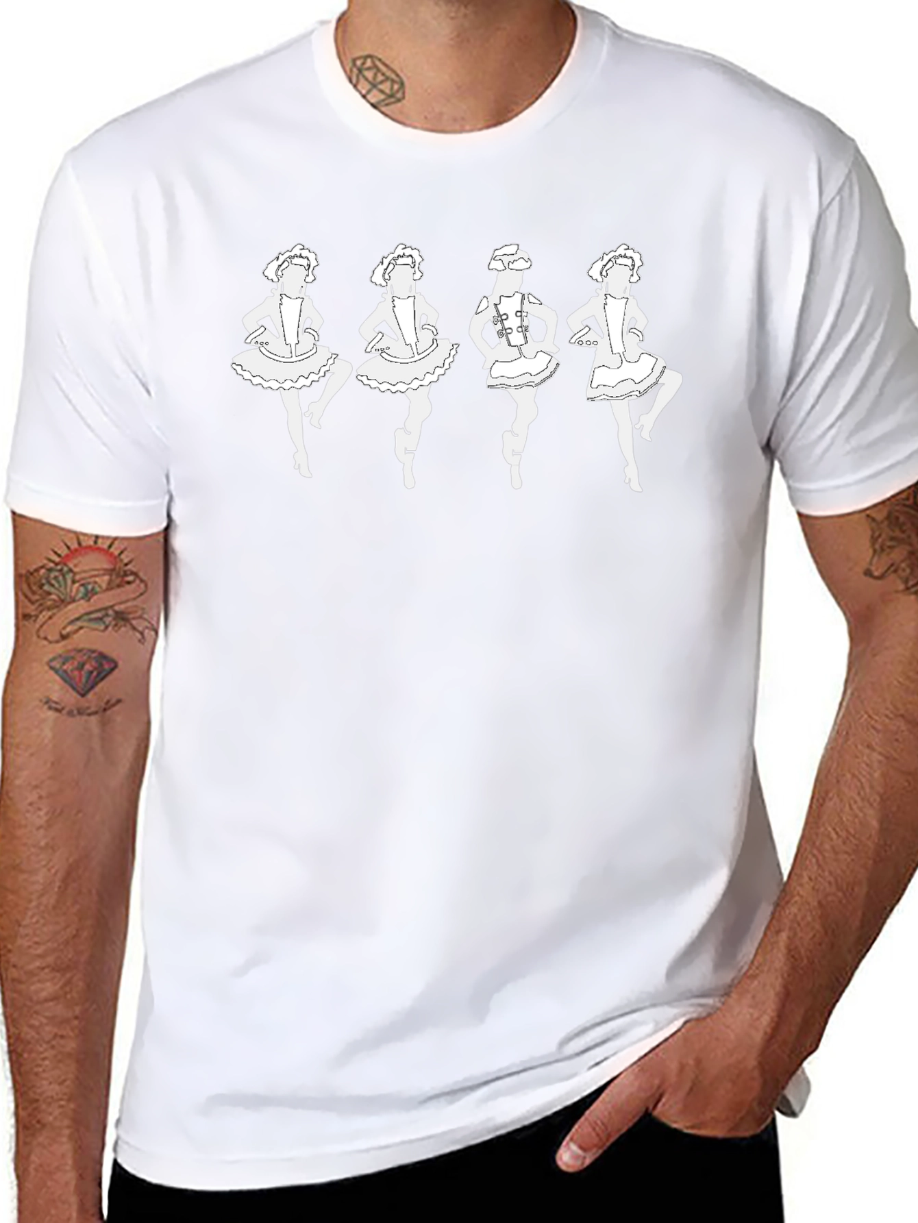 Irish Dance T-Shirt - Black Cotton Tee
