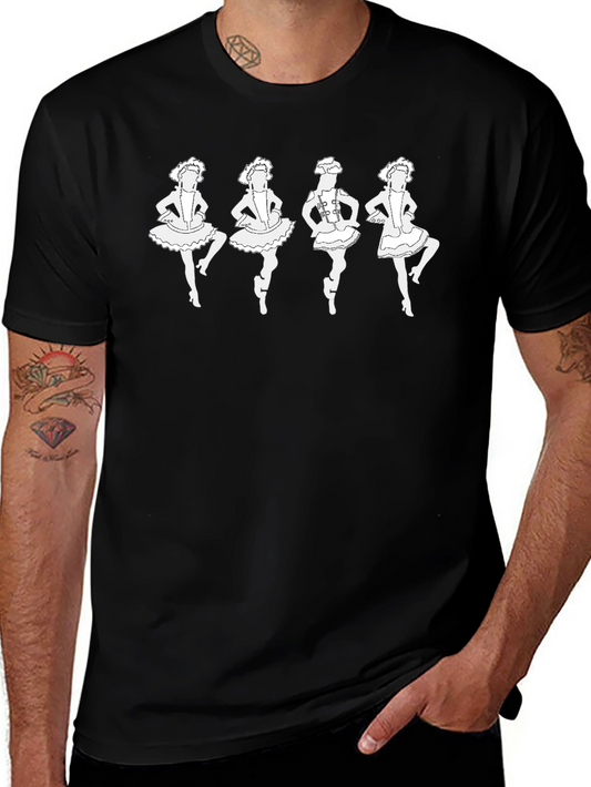 Irish Dance T-Shirt - Black Cotton Tee