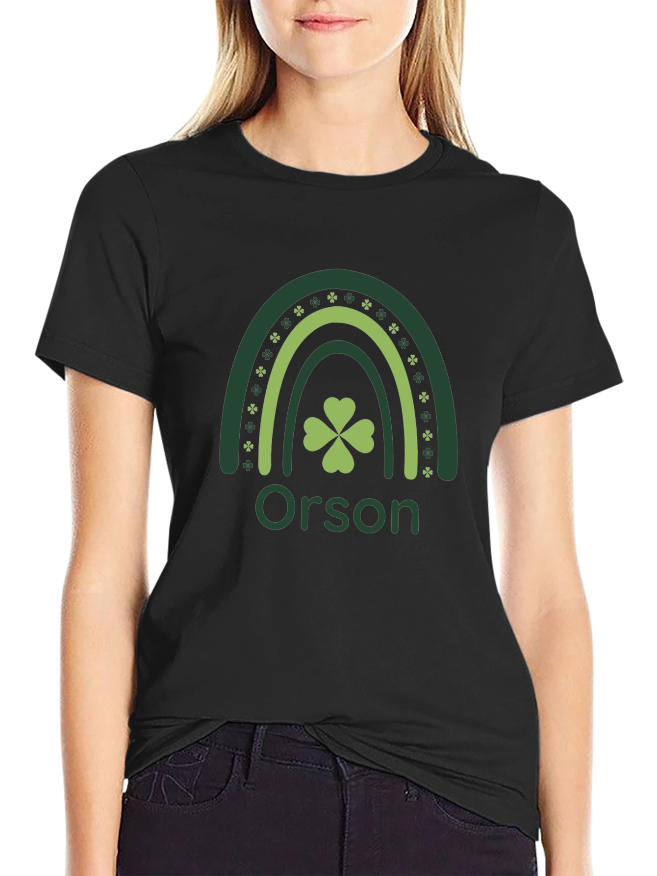 Orson St. Patricks Day Shamrock Rainbow T-Shirt