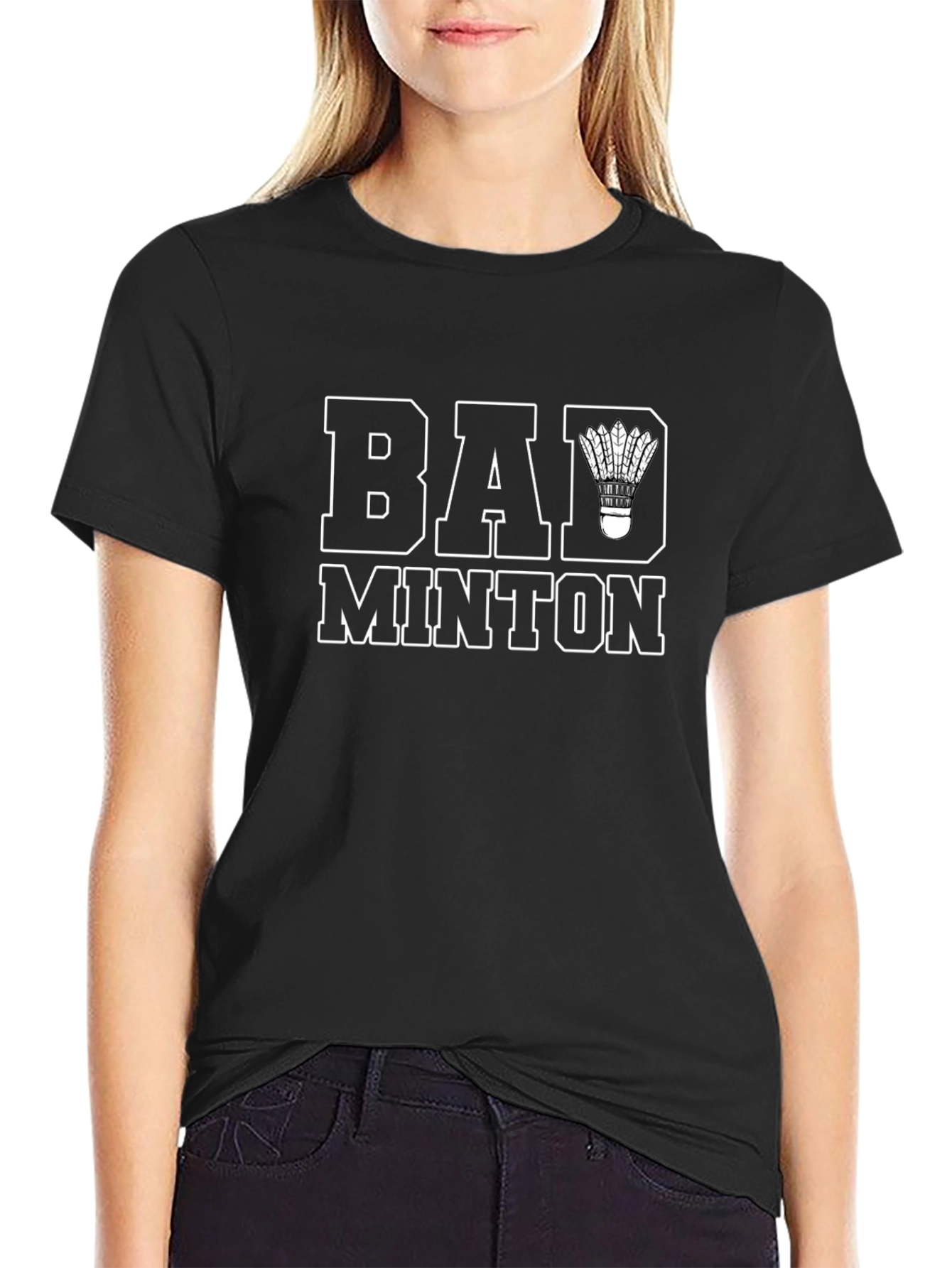 Badminton Shuttlecock Graphic T-Shirt