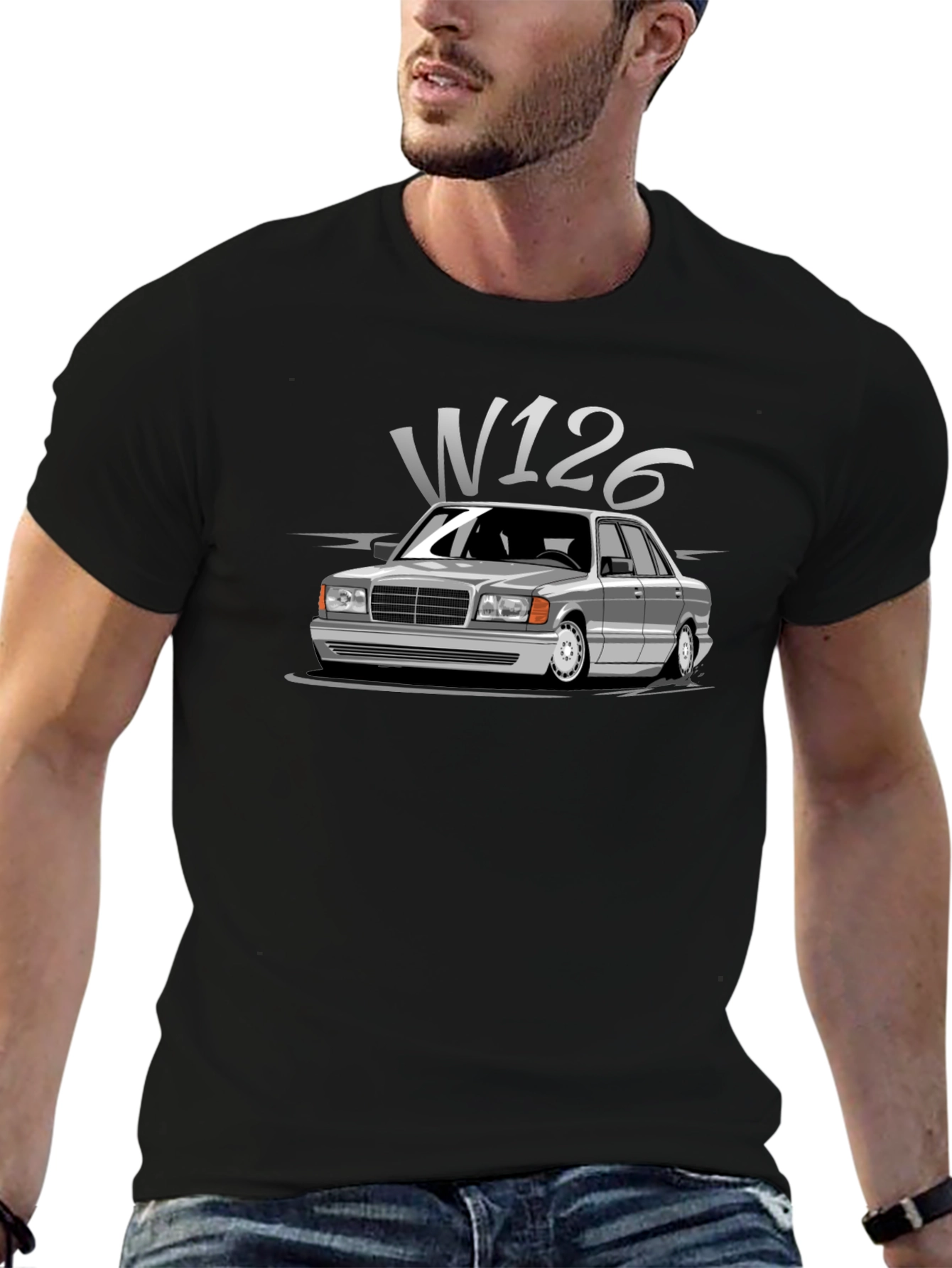 Classic Car W126 Graphic T-Shirt