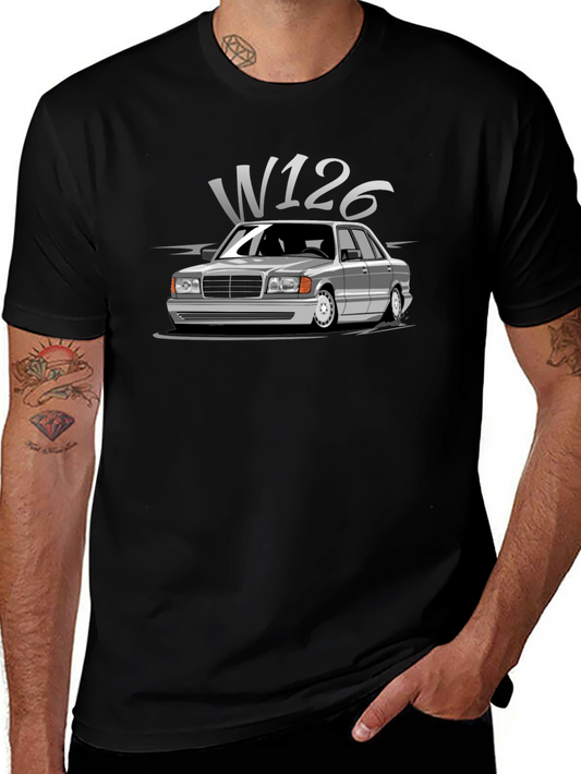 Classic Car W126 Graphic T-Shirt