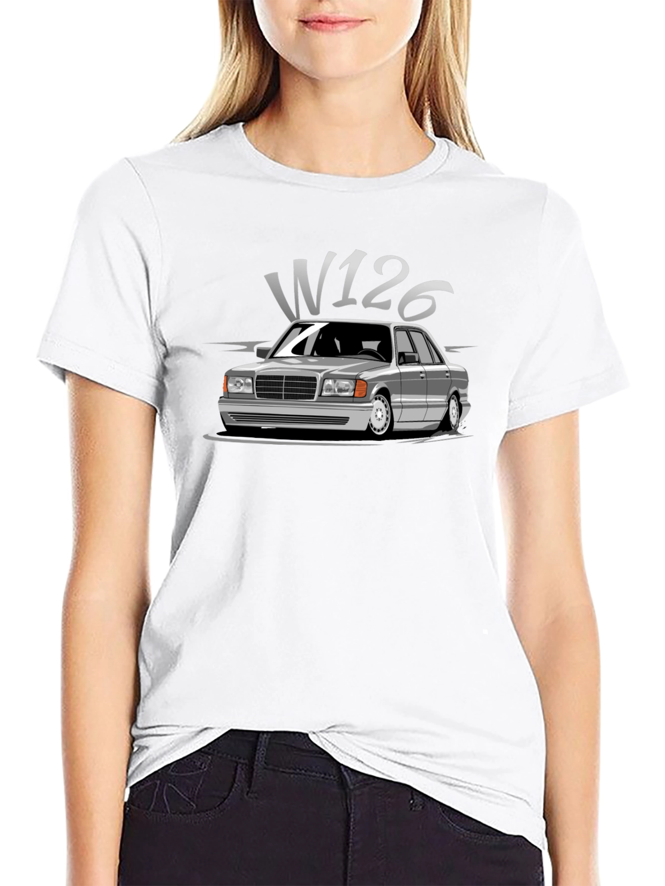 Classic Car W126 Graphic T-Shirt