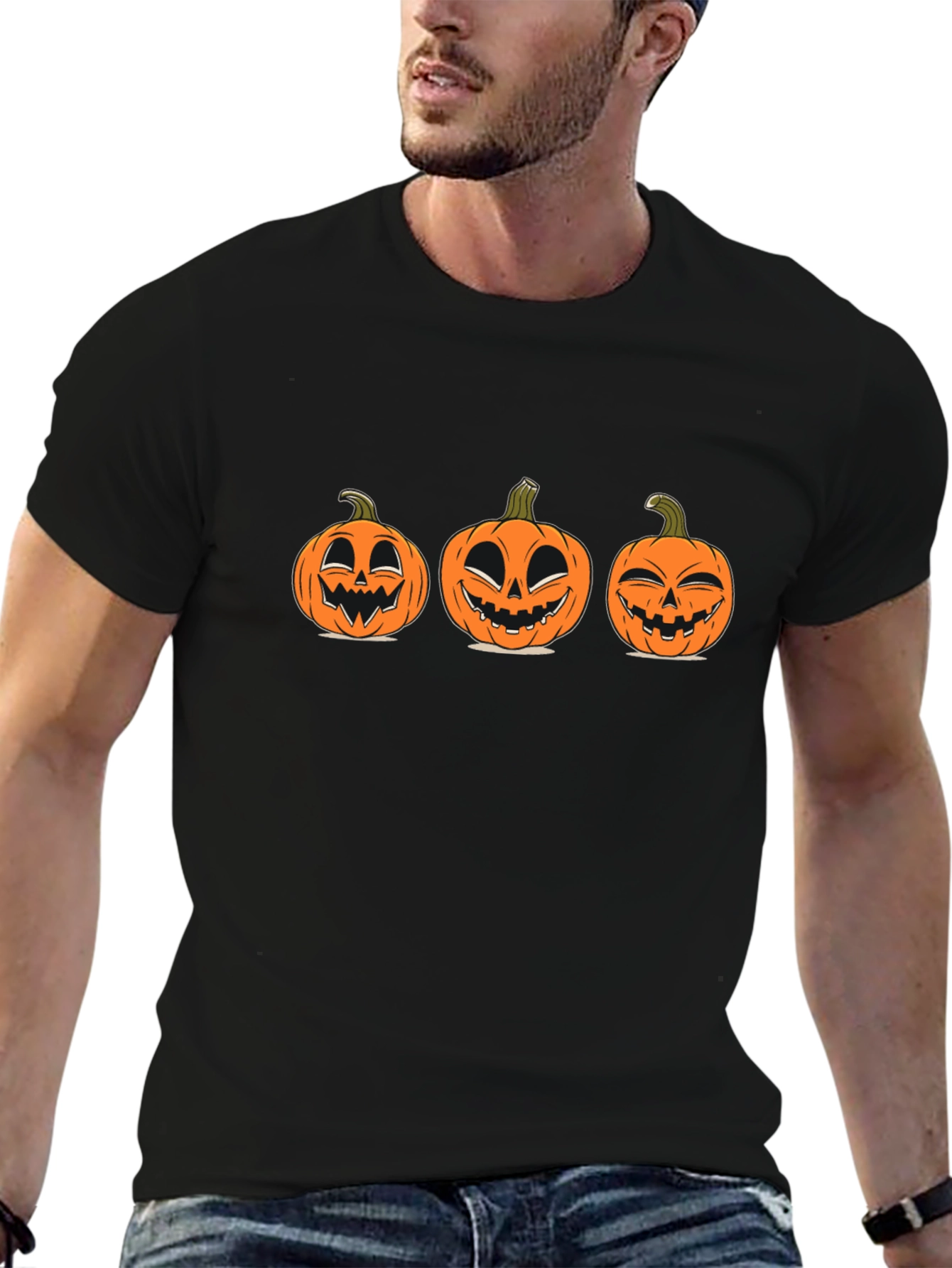 Halloween Pumpkin Graphic Tee