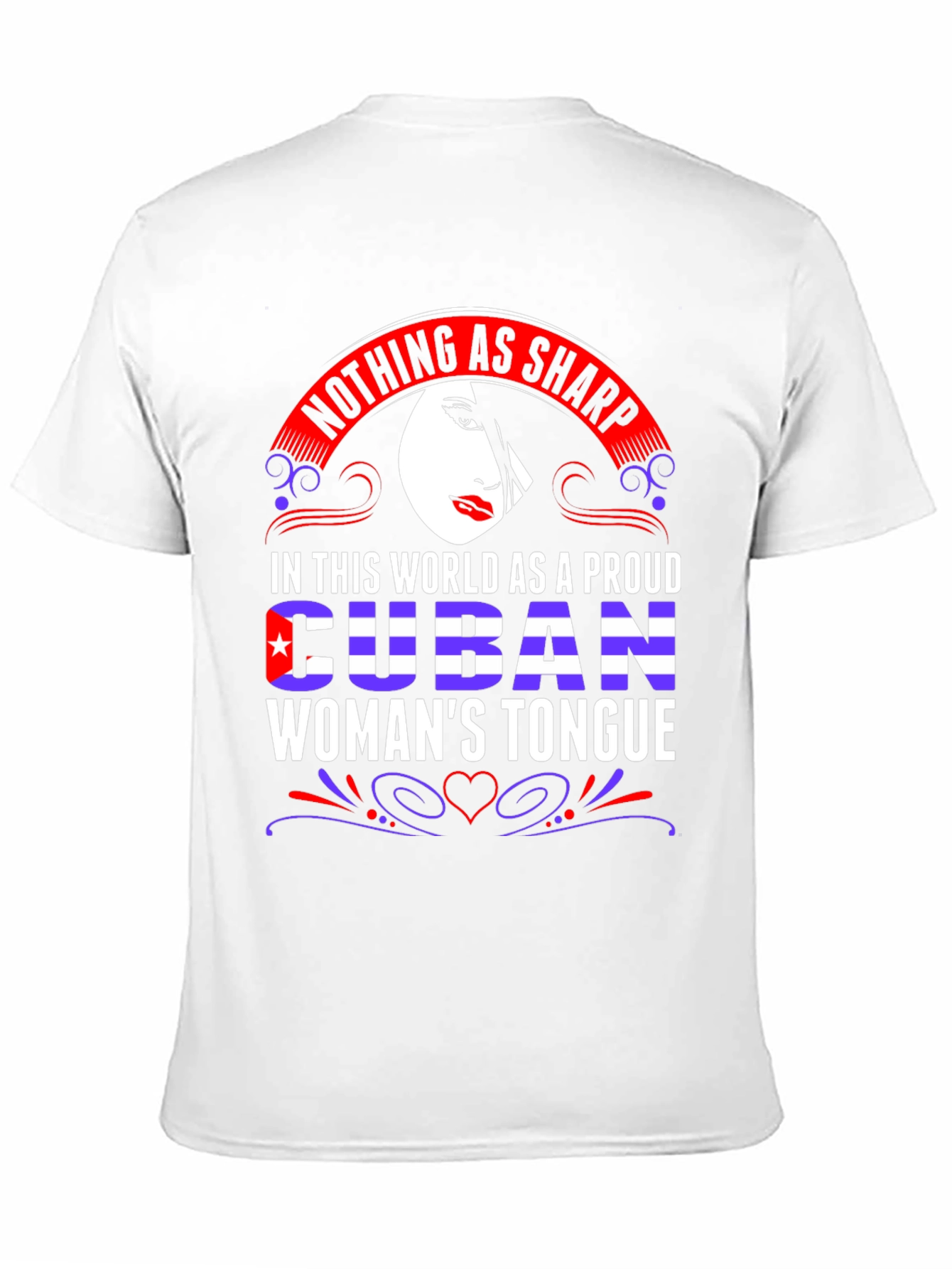 Proud Cuban Womans Tongue Graphic Tee