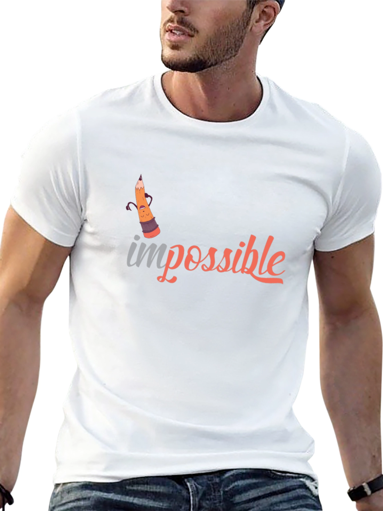 Impossible Graphic Tee -  Black T-Shirt