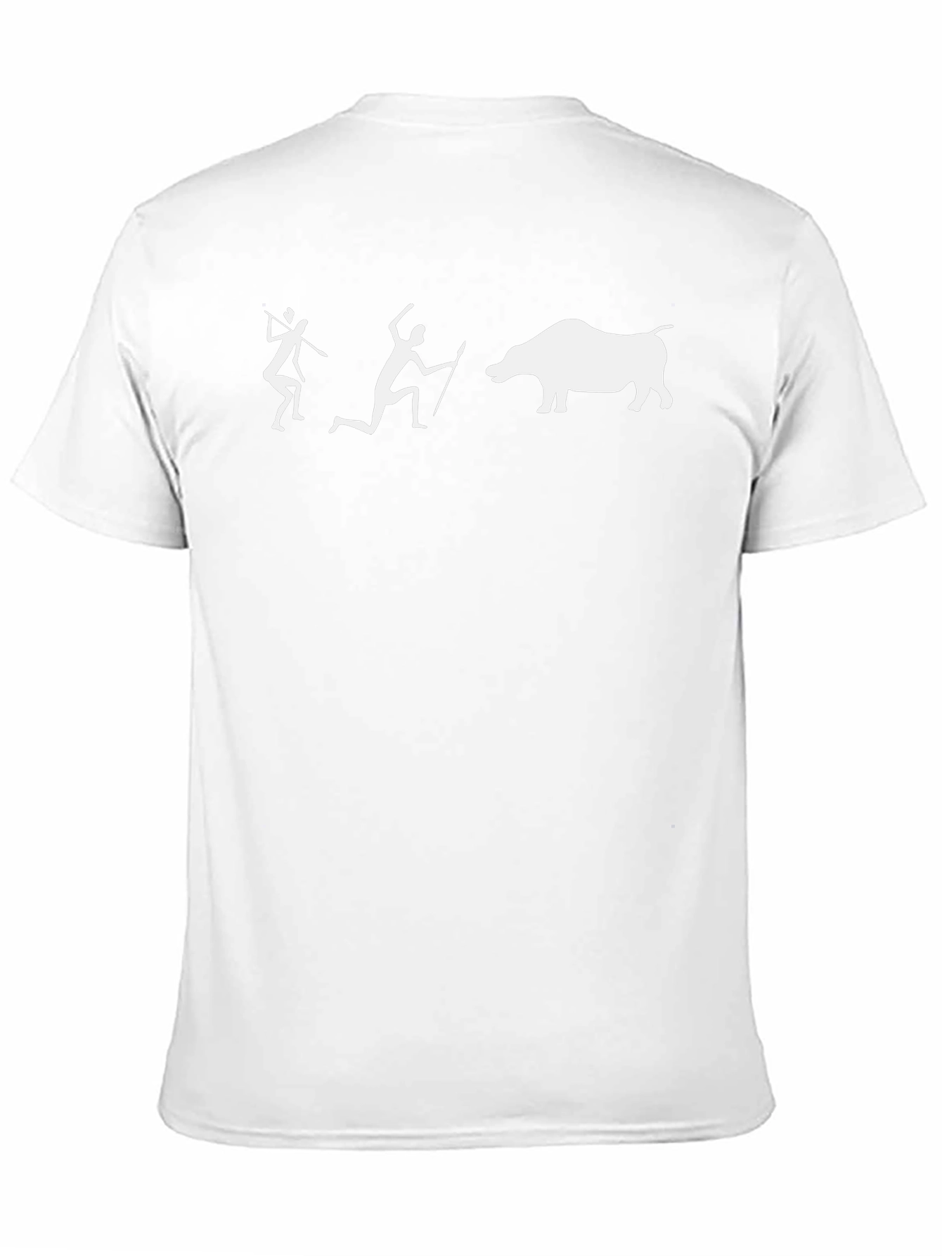 Caveman Hunting T-Shirt - Novelty Graphic Tee