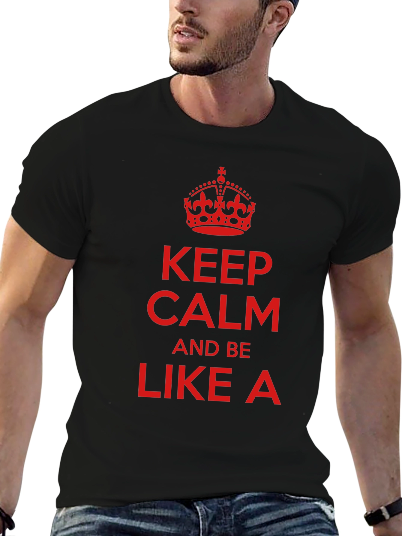 Keep Calm T-Shirt - Crown Graphic Tee